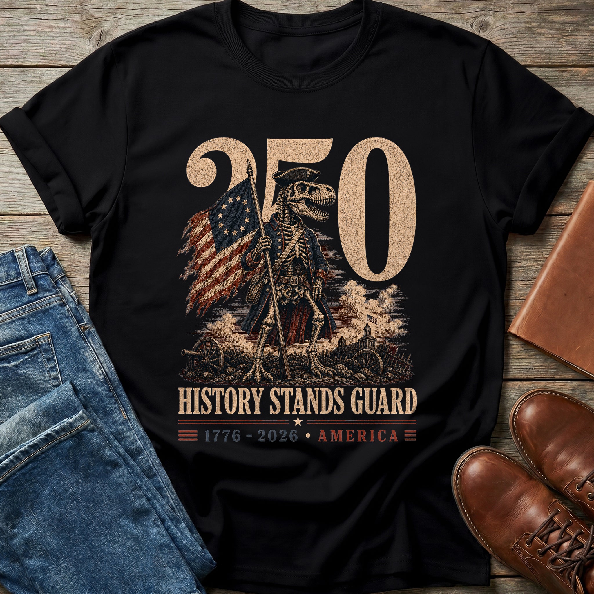 History Stands Guard T Shirt