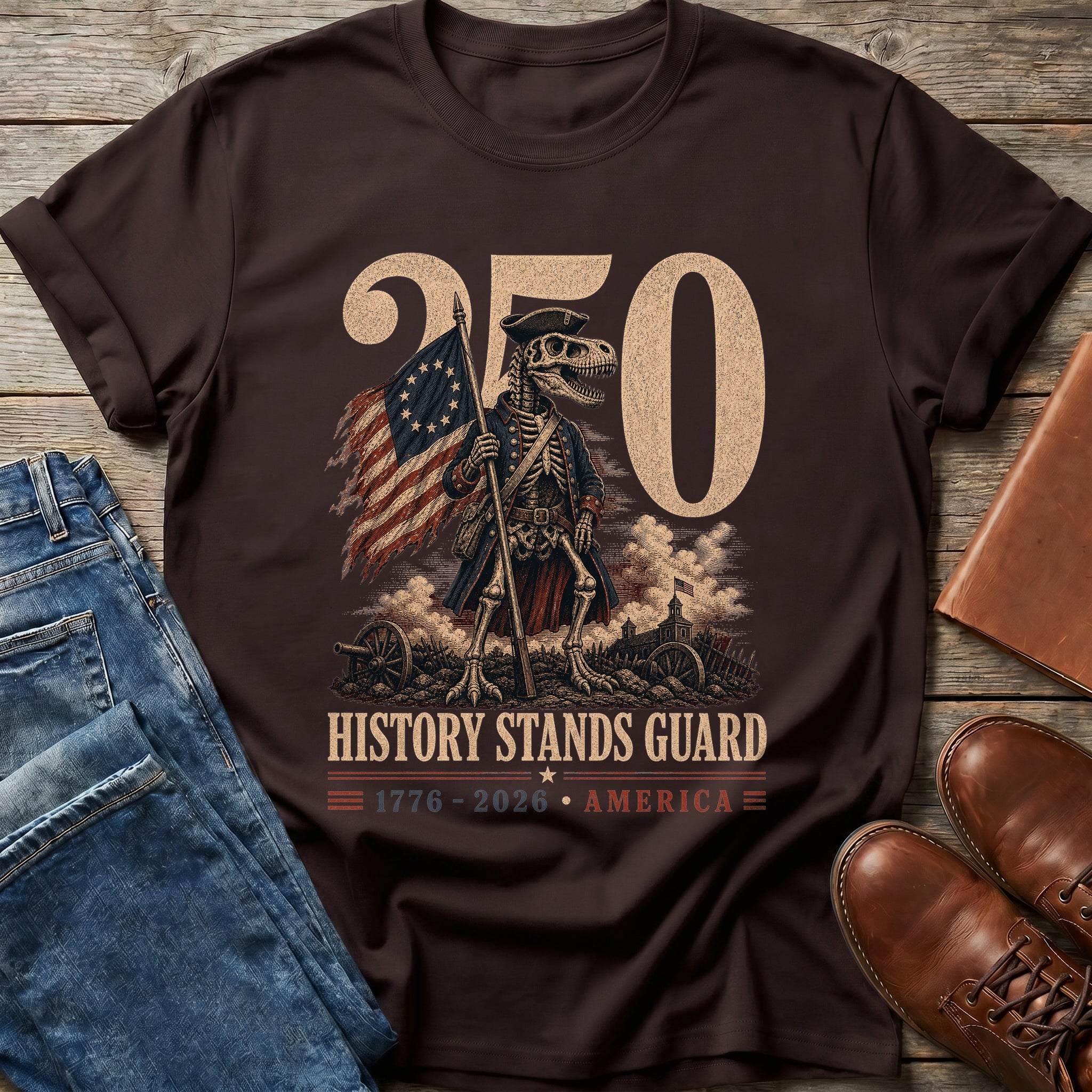 History Stands Guard T Shirt
