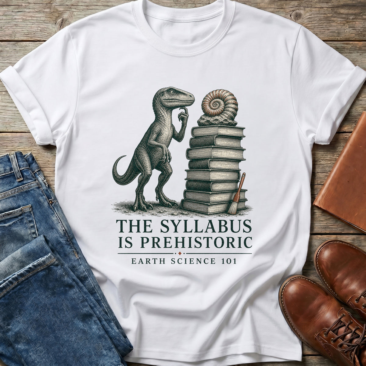 The Syllabus Is Prehistoric T Shirt