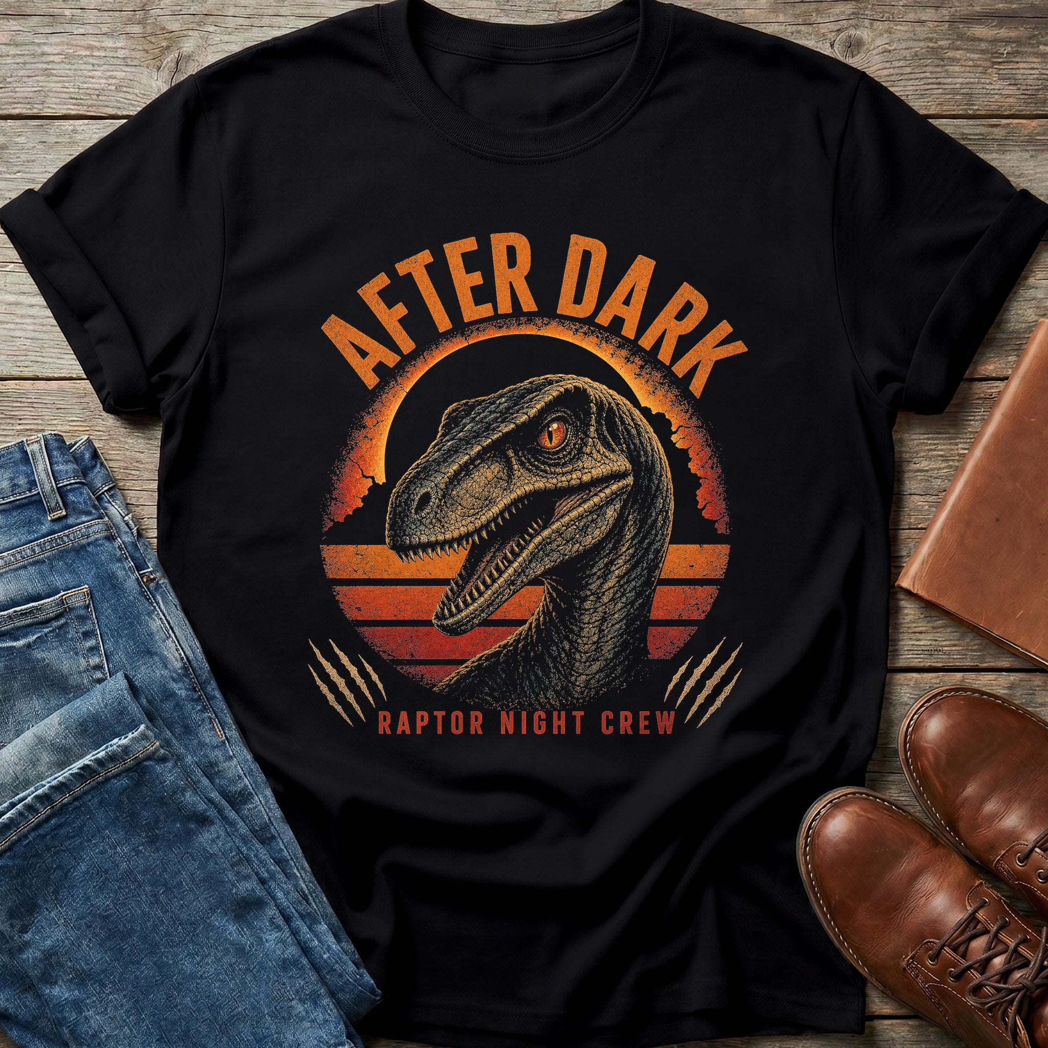 After Dark Raptor Crew T Shirt