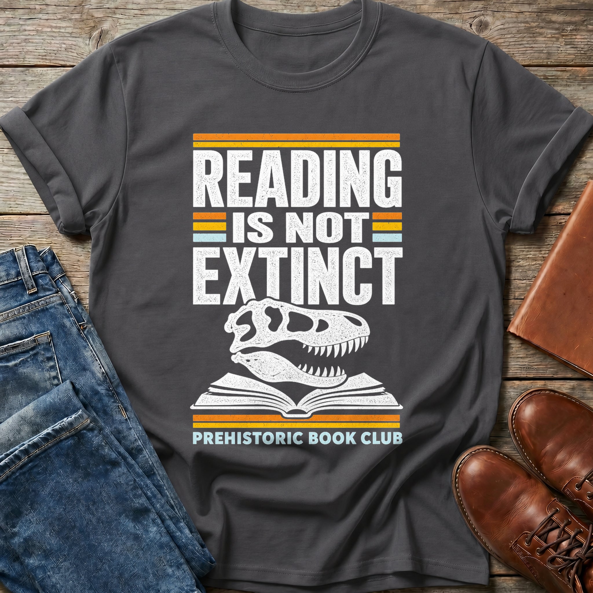 Reading Is Not Extinct T Shirt