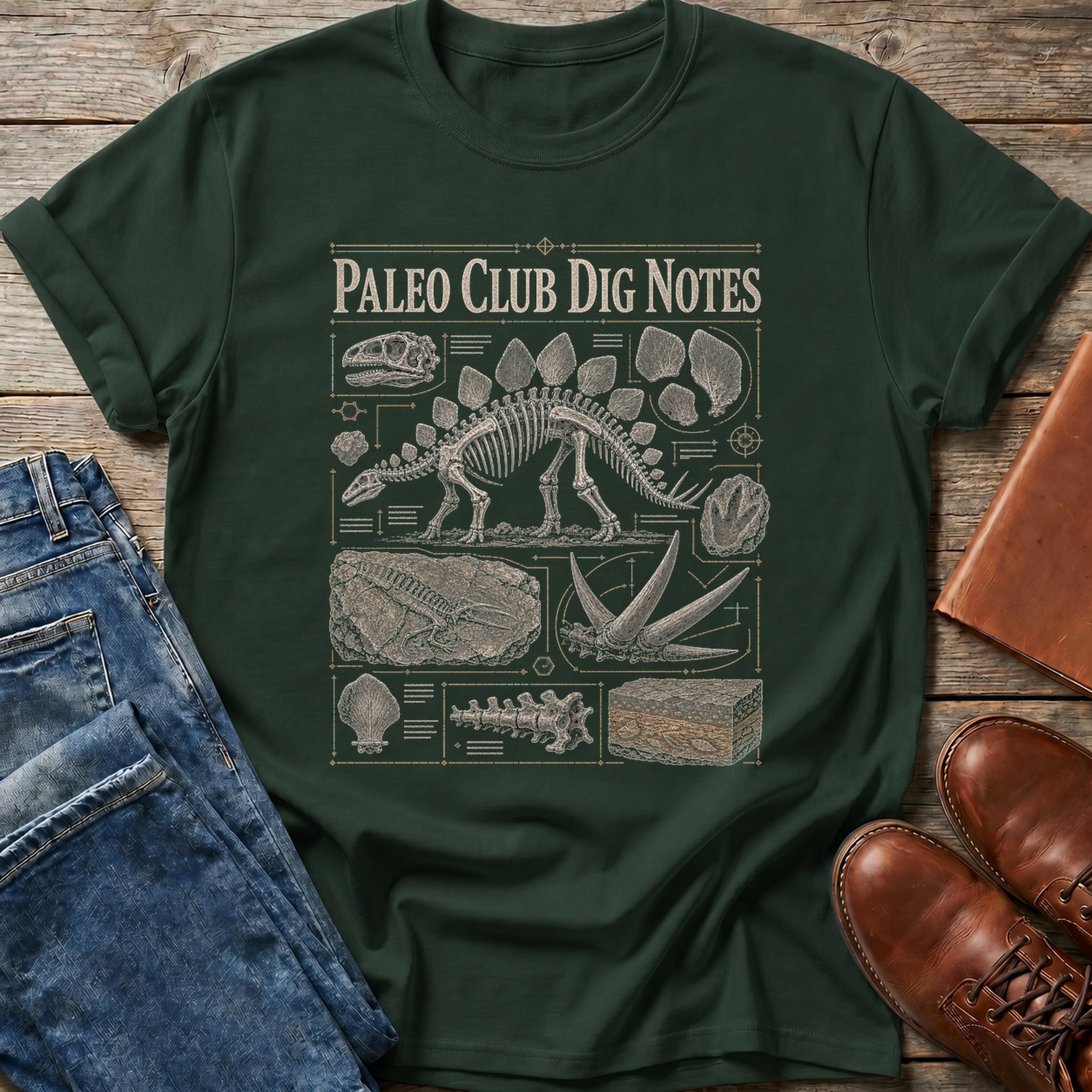 Paleo Club Notes T Shirt