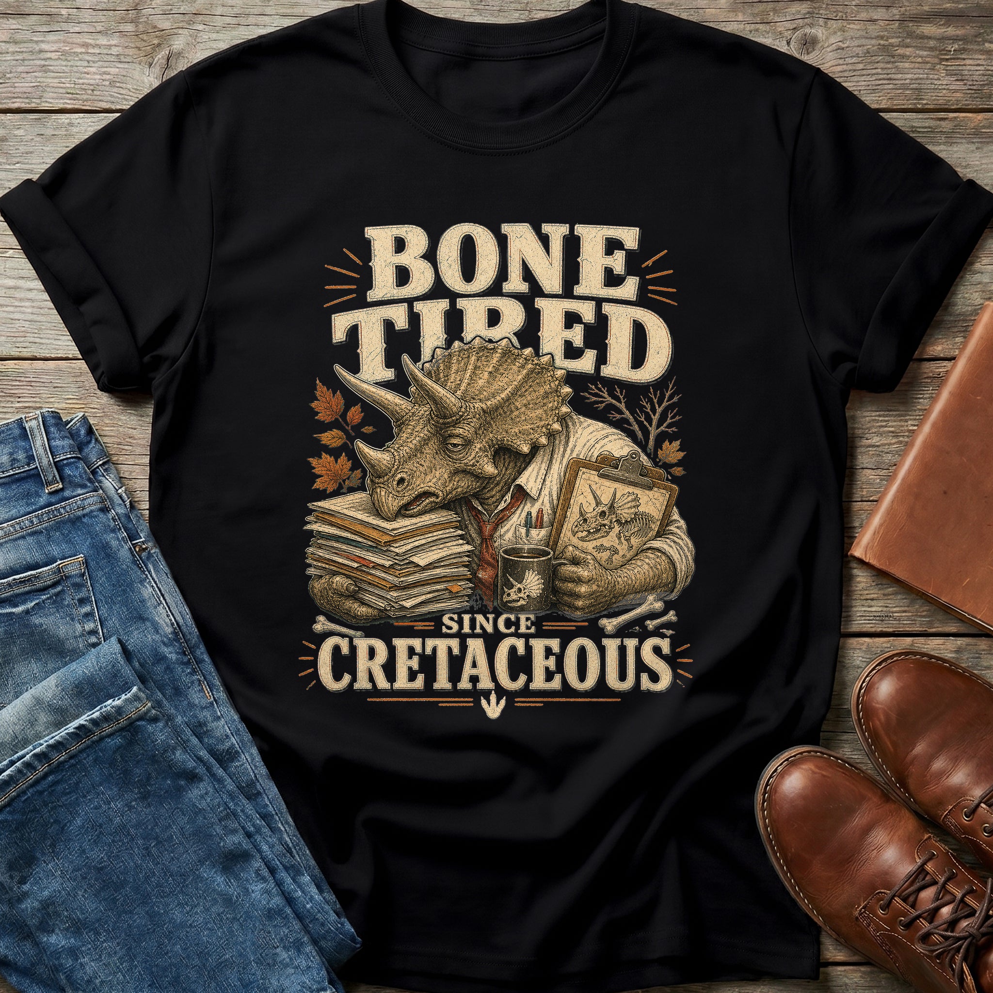 Bone Tired Cretaceous T Shirt