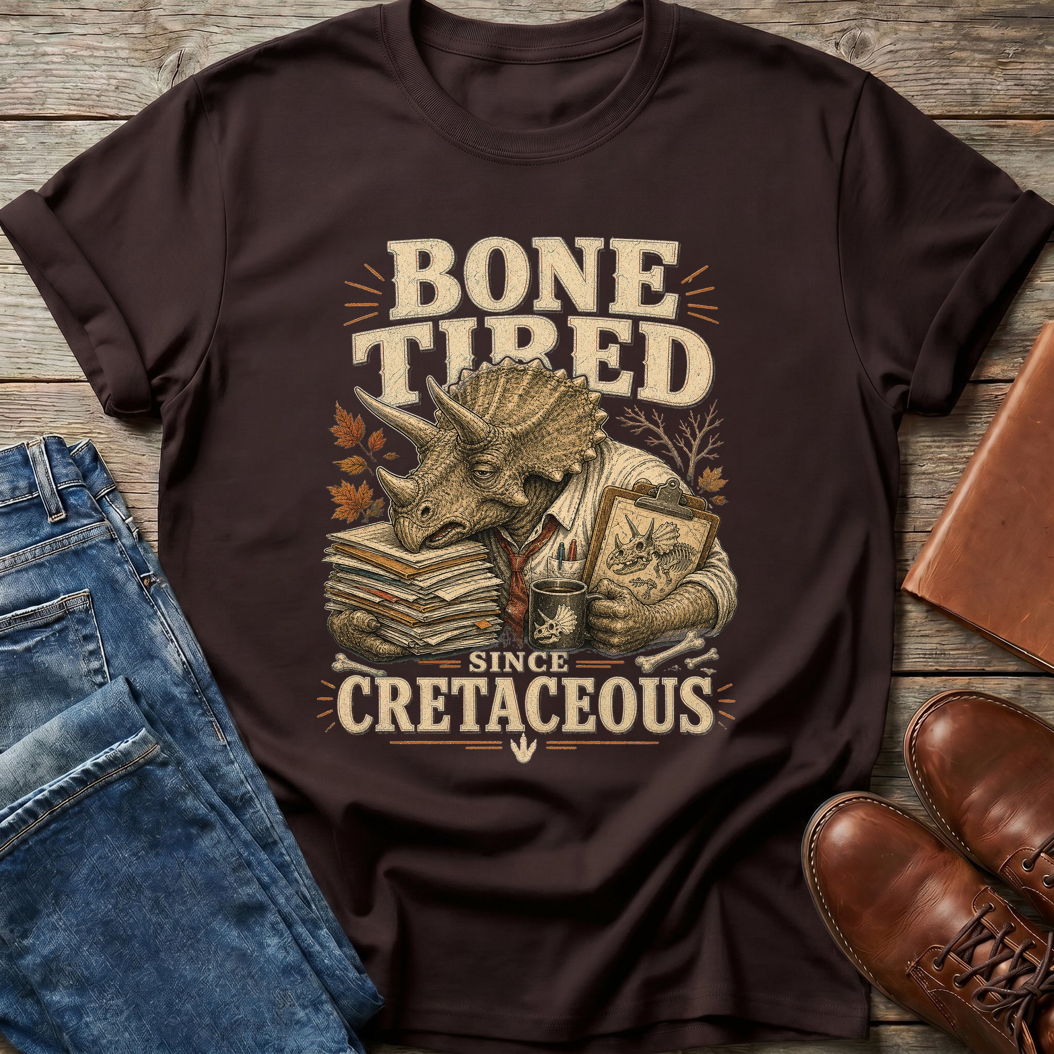 Bone Tired Cretaceous T Shirt