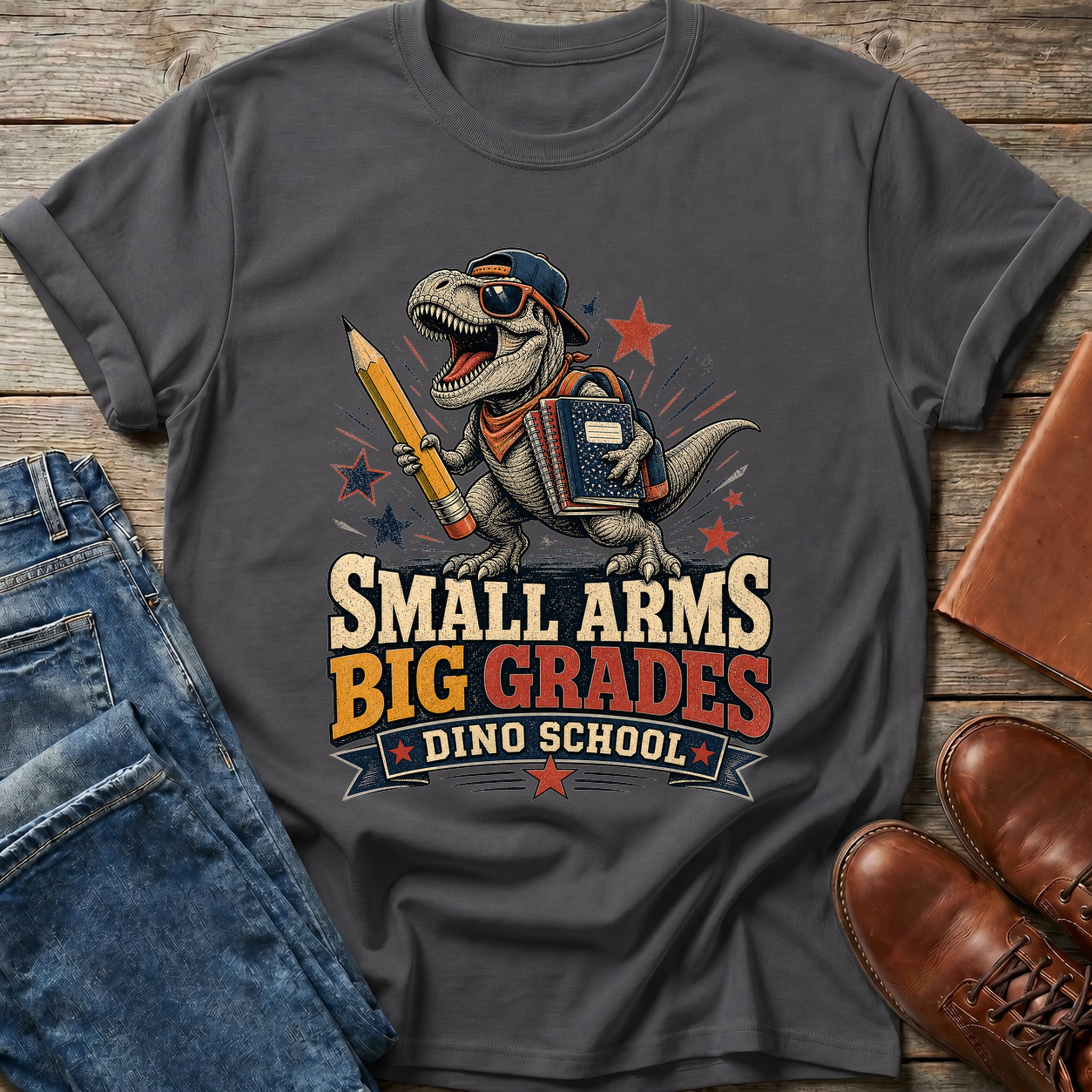 Small Arms Big Grades T Shirt