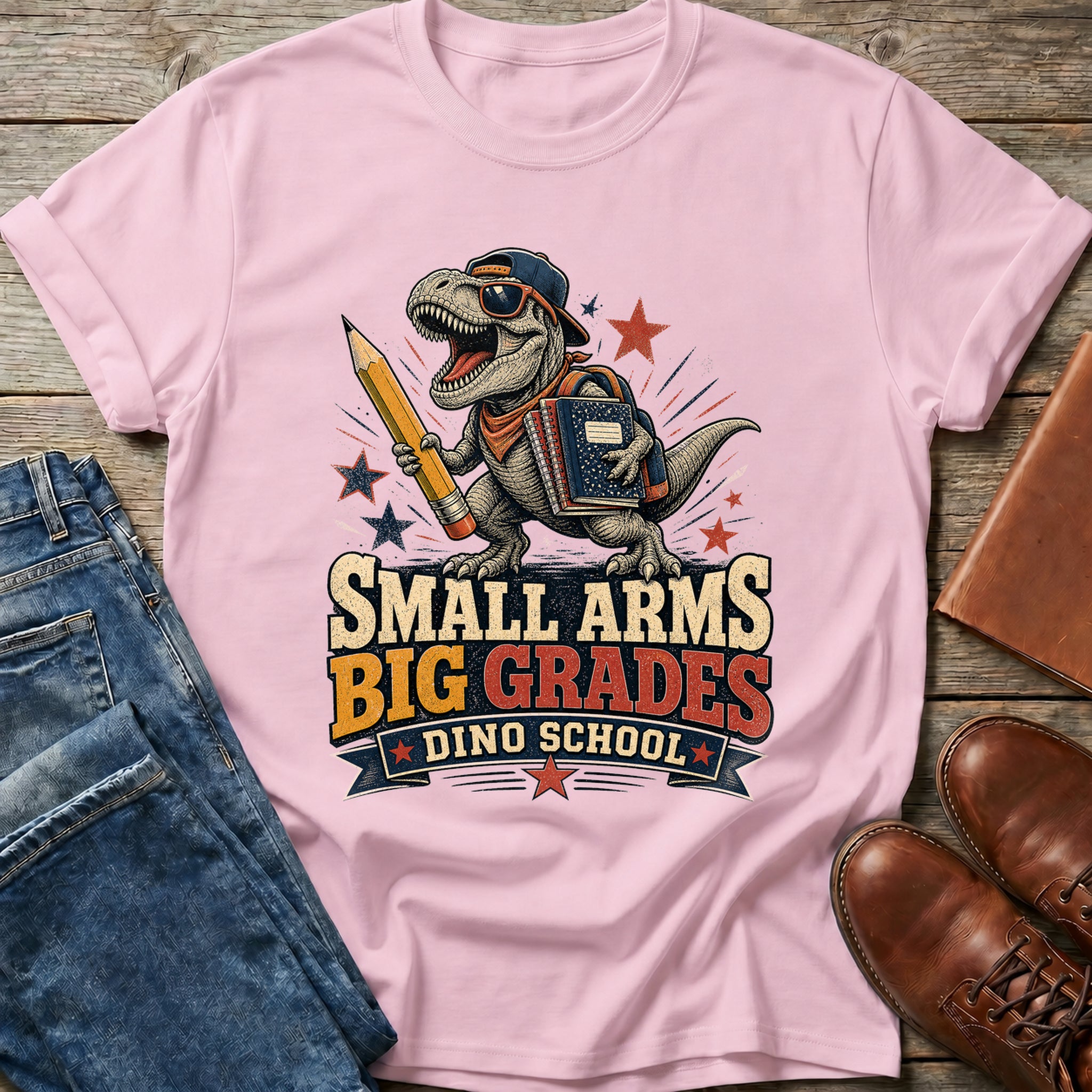 Small Arms Big Grades T Shirt