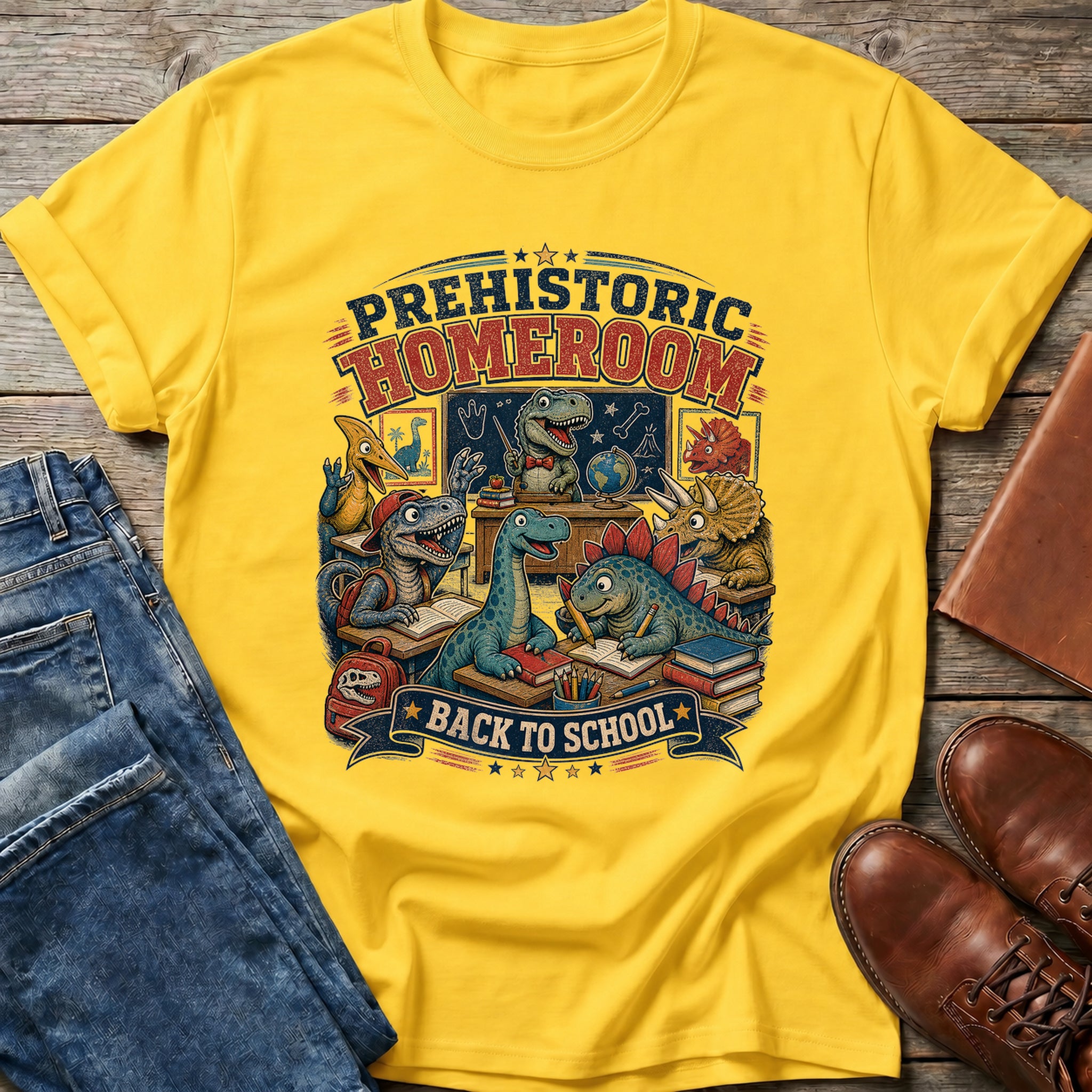 Prehistoric Homeroom T Shirt