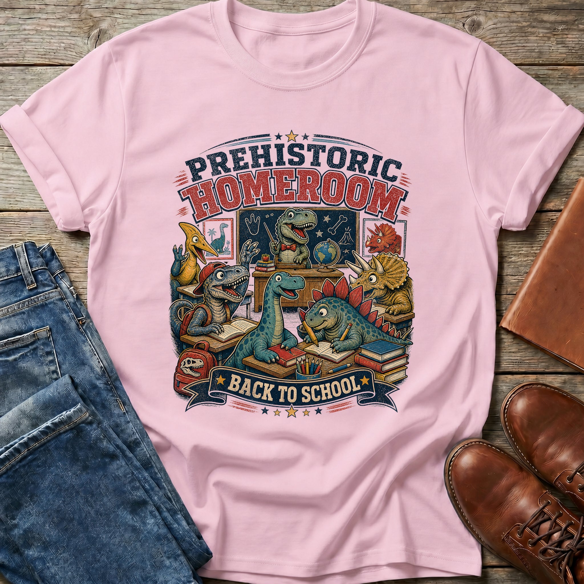 Prehistoric Homeroom T Shirt