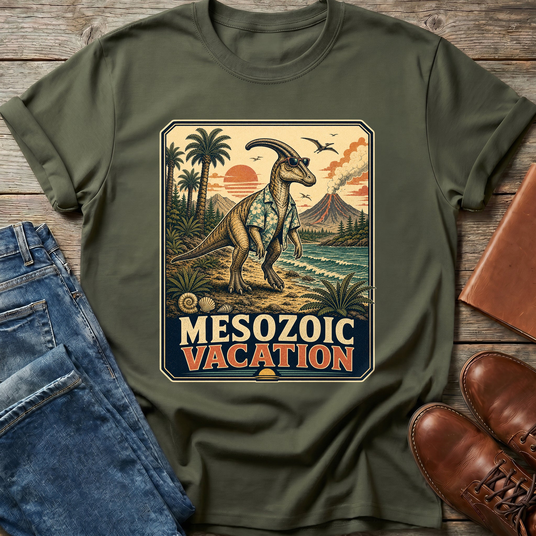 Mesozoic Vacation T-Shirt