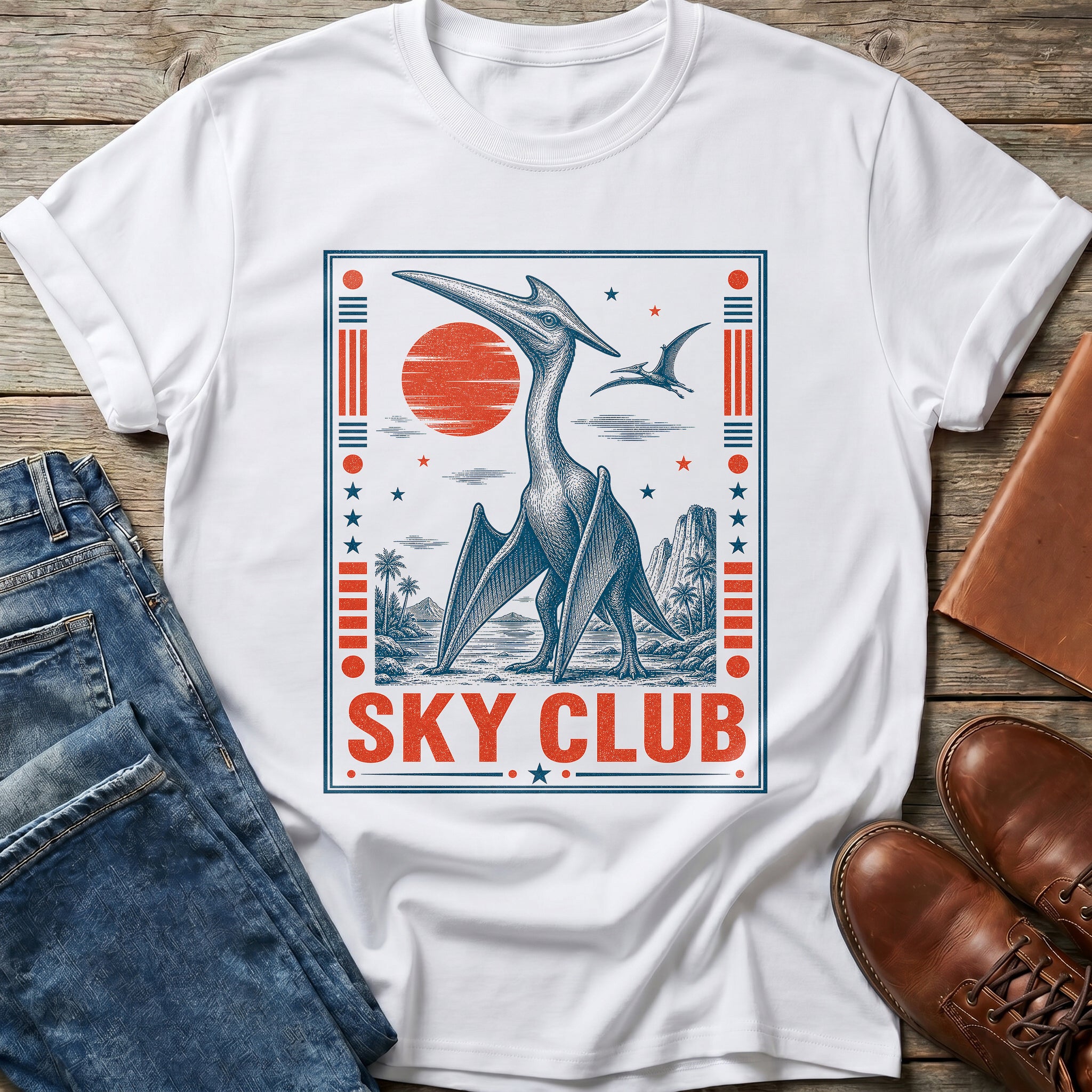 Sky Club Pterodactyl T Shirt