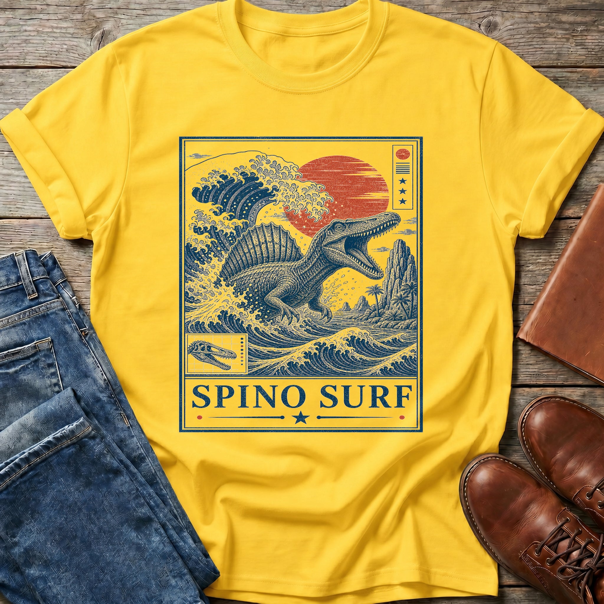 Spino Surf T Shirt