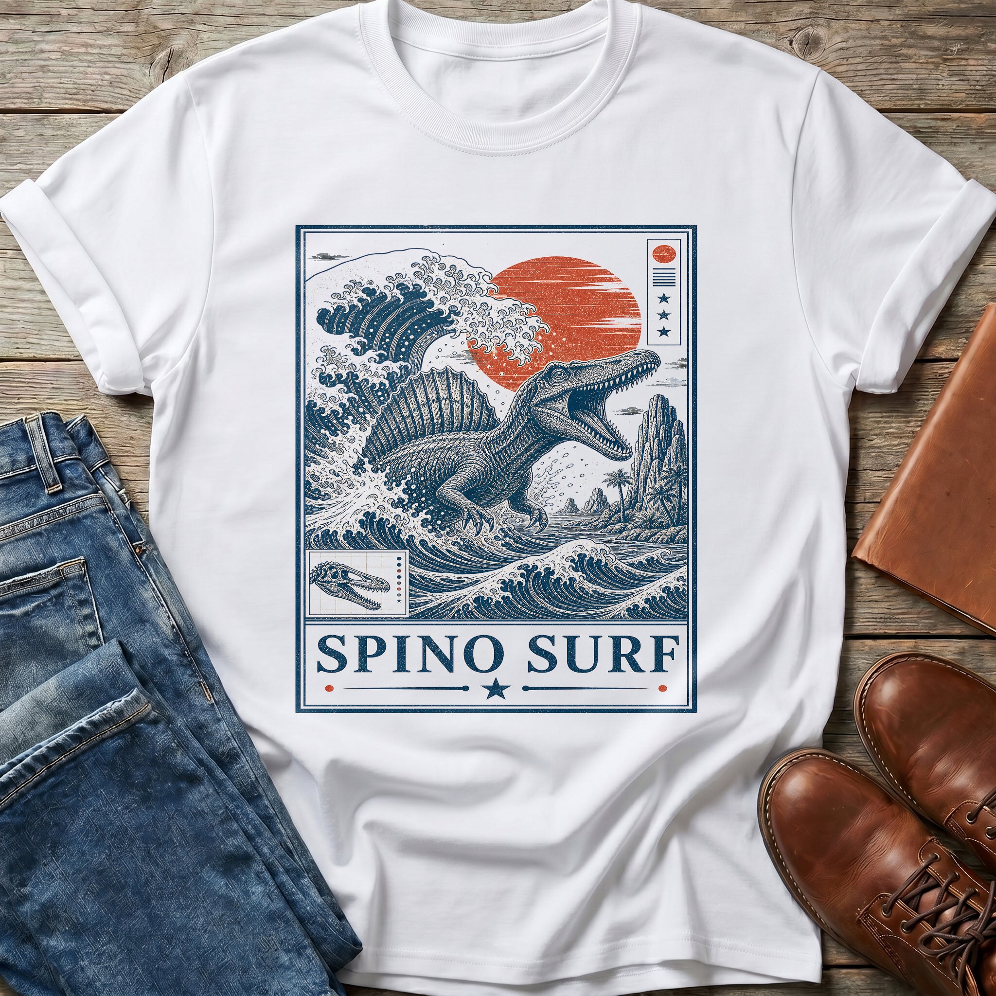 Spino Surf T Shirt