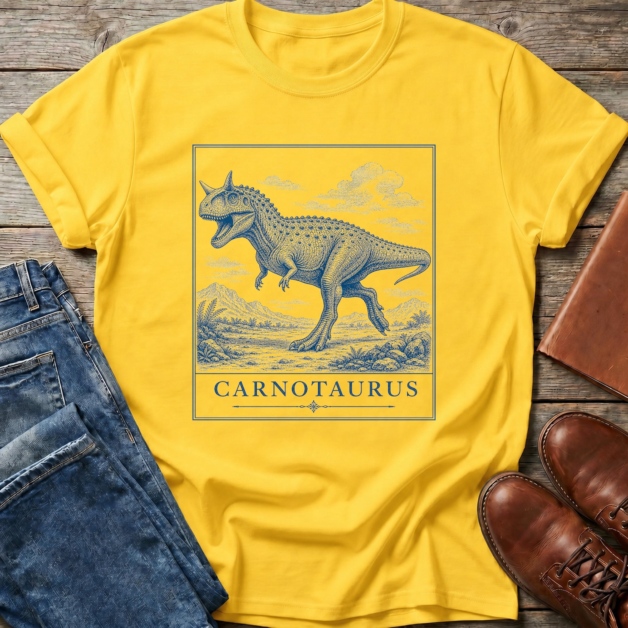 Carnotaurus Prehistoric Roar T Shirt