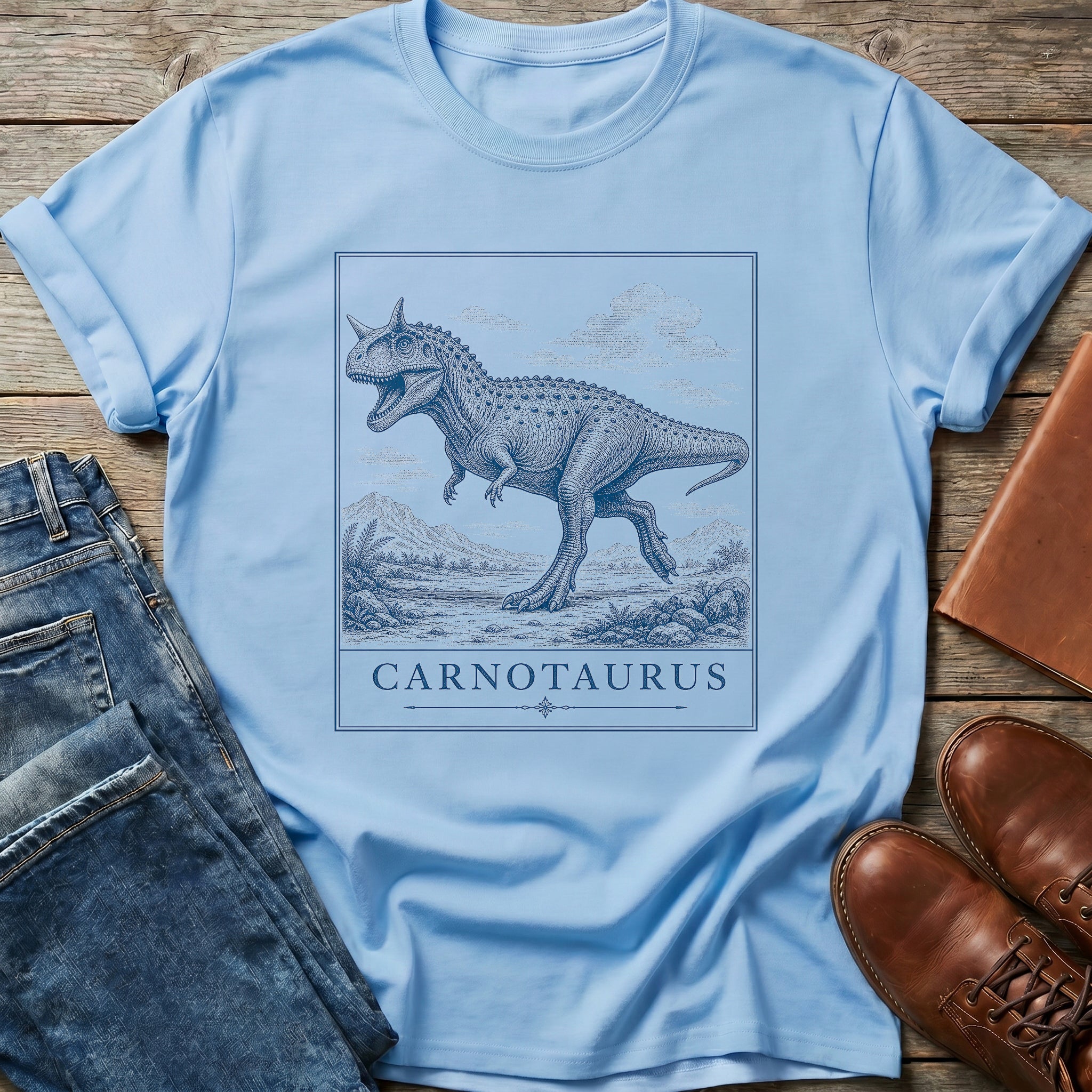 Carnotaurus Prehistoric Roar T Shirt