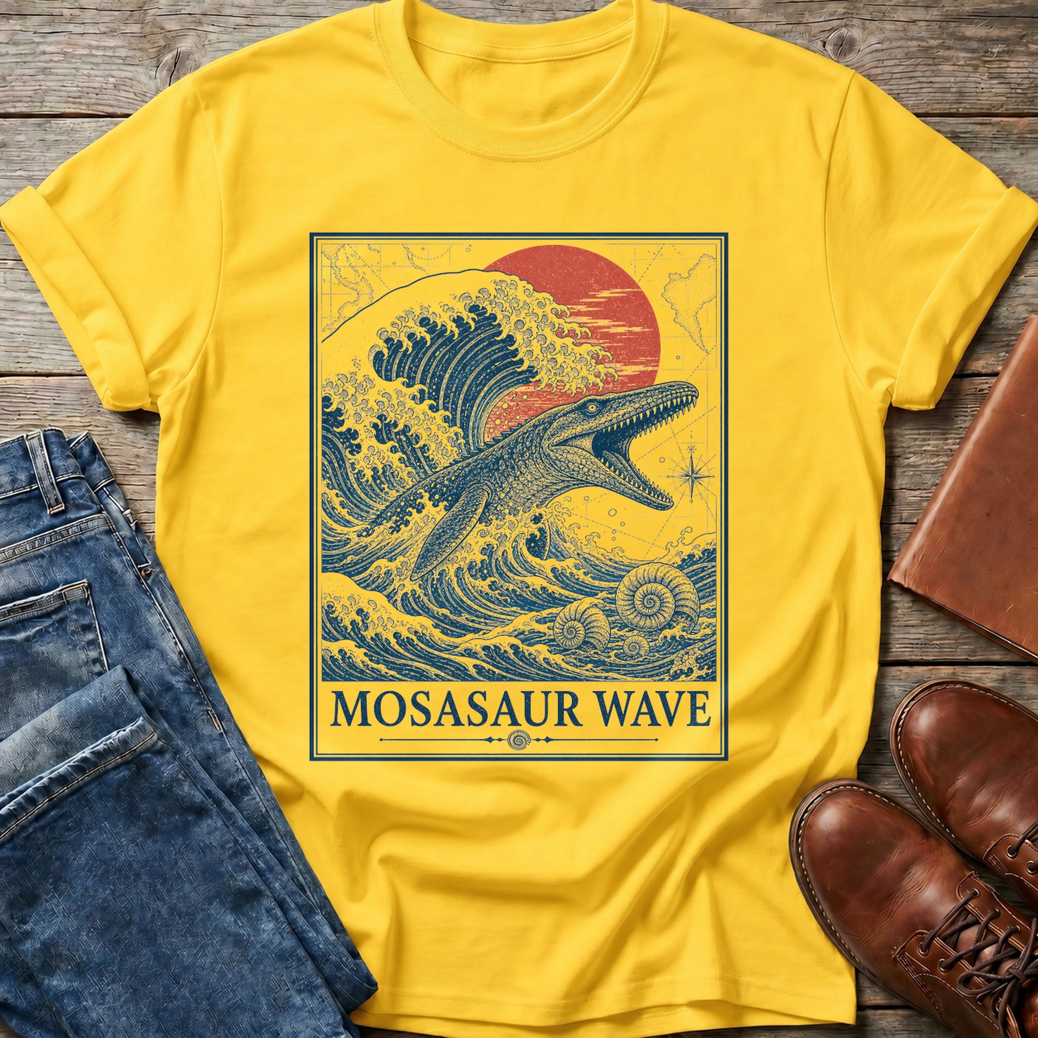 Mosasaur Ocean Fury T Shirt