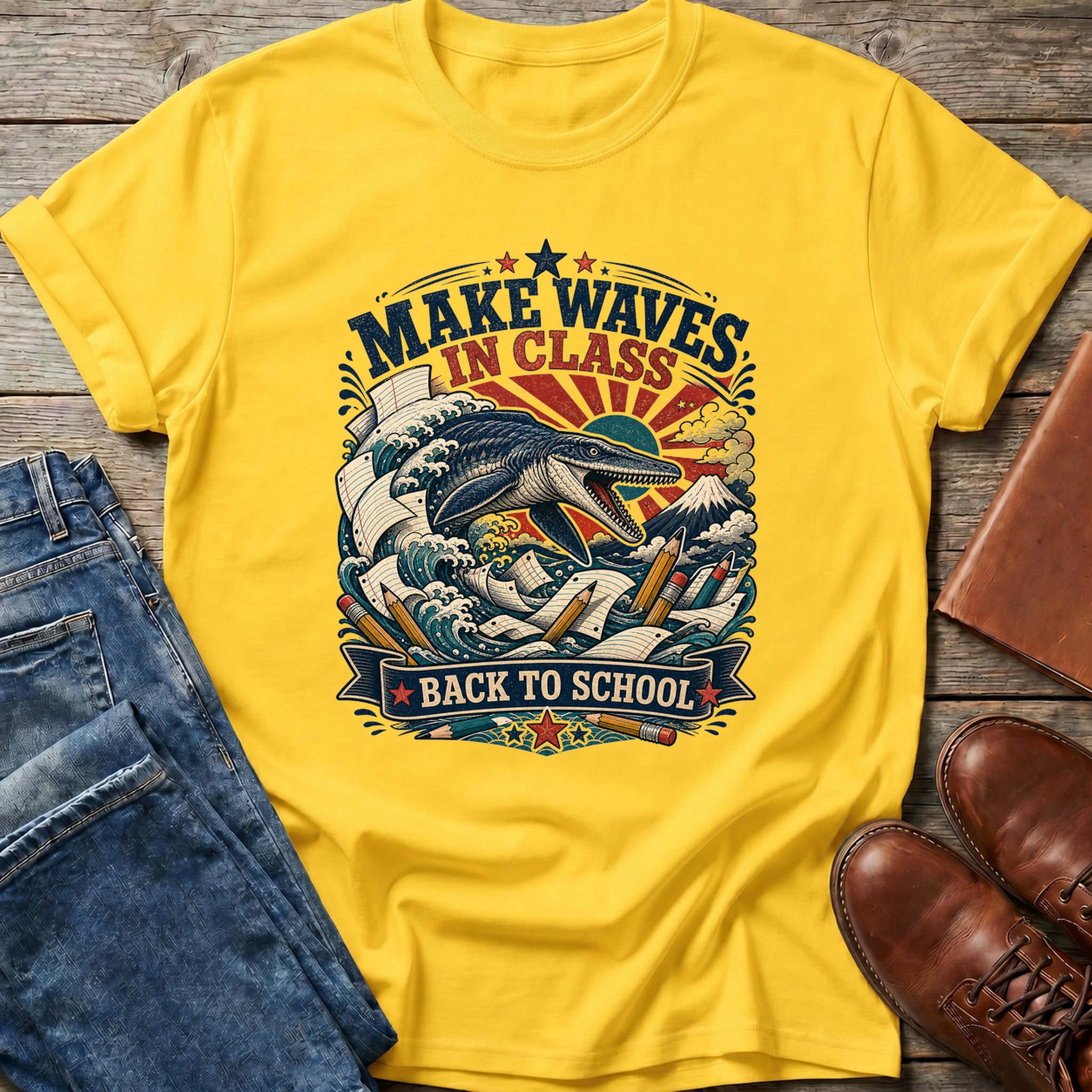 Make Waves Back To School T Shirt