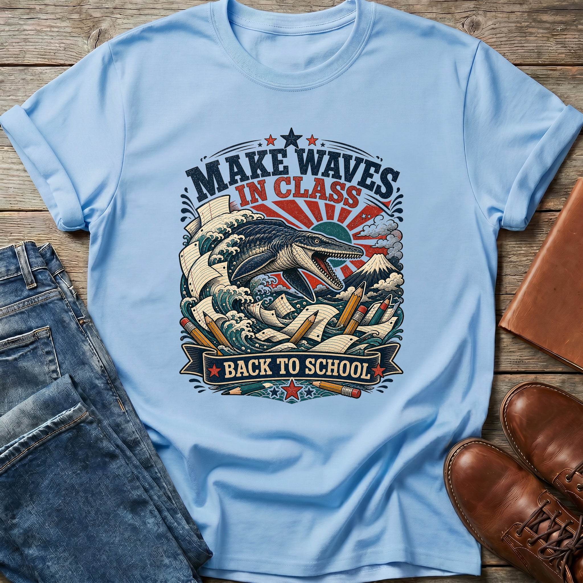 Make Waves Back To School T Shirt