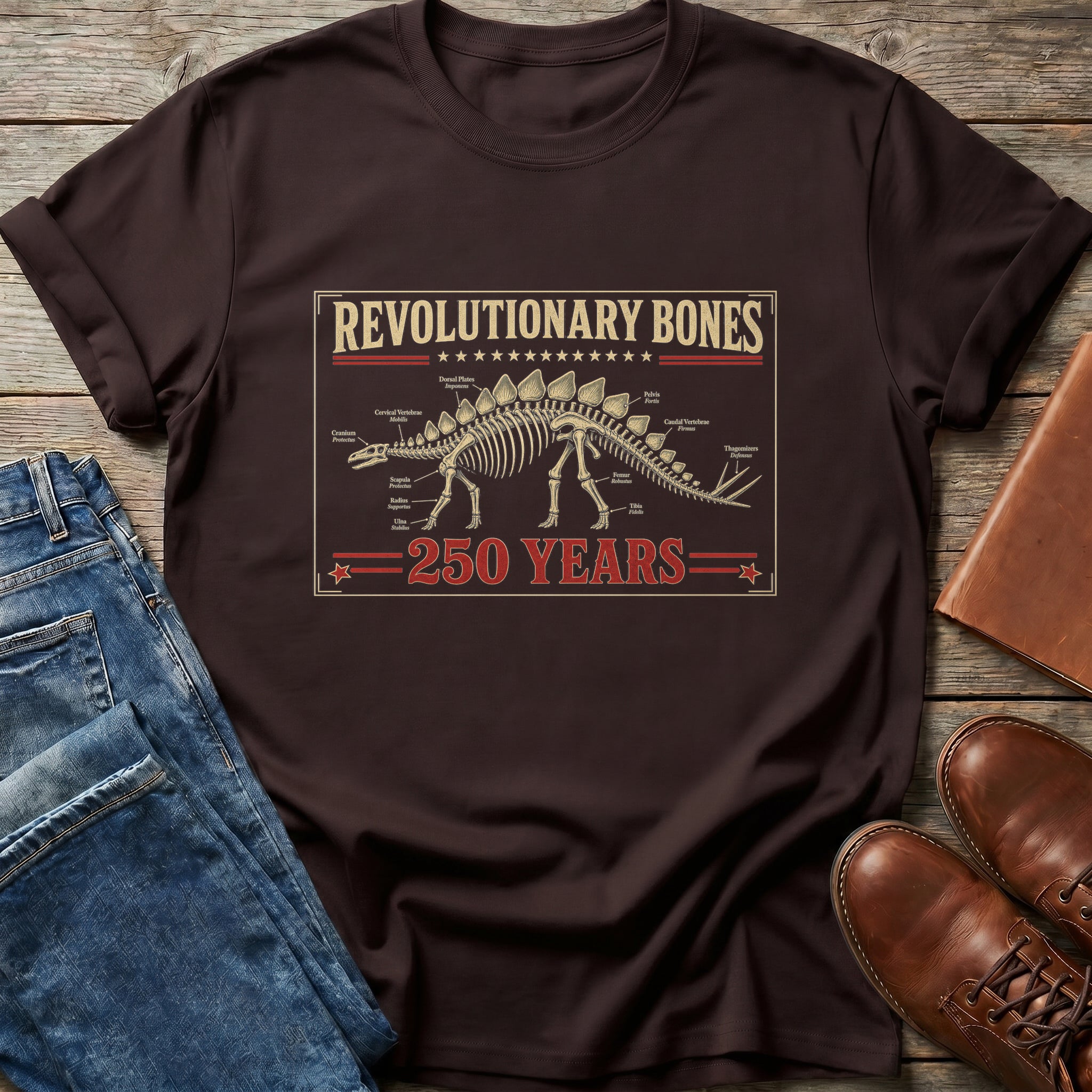 Revolutionary Bones 250 Years T Shirt