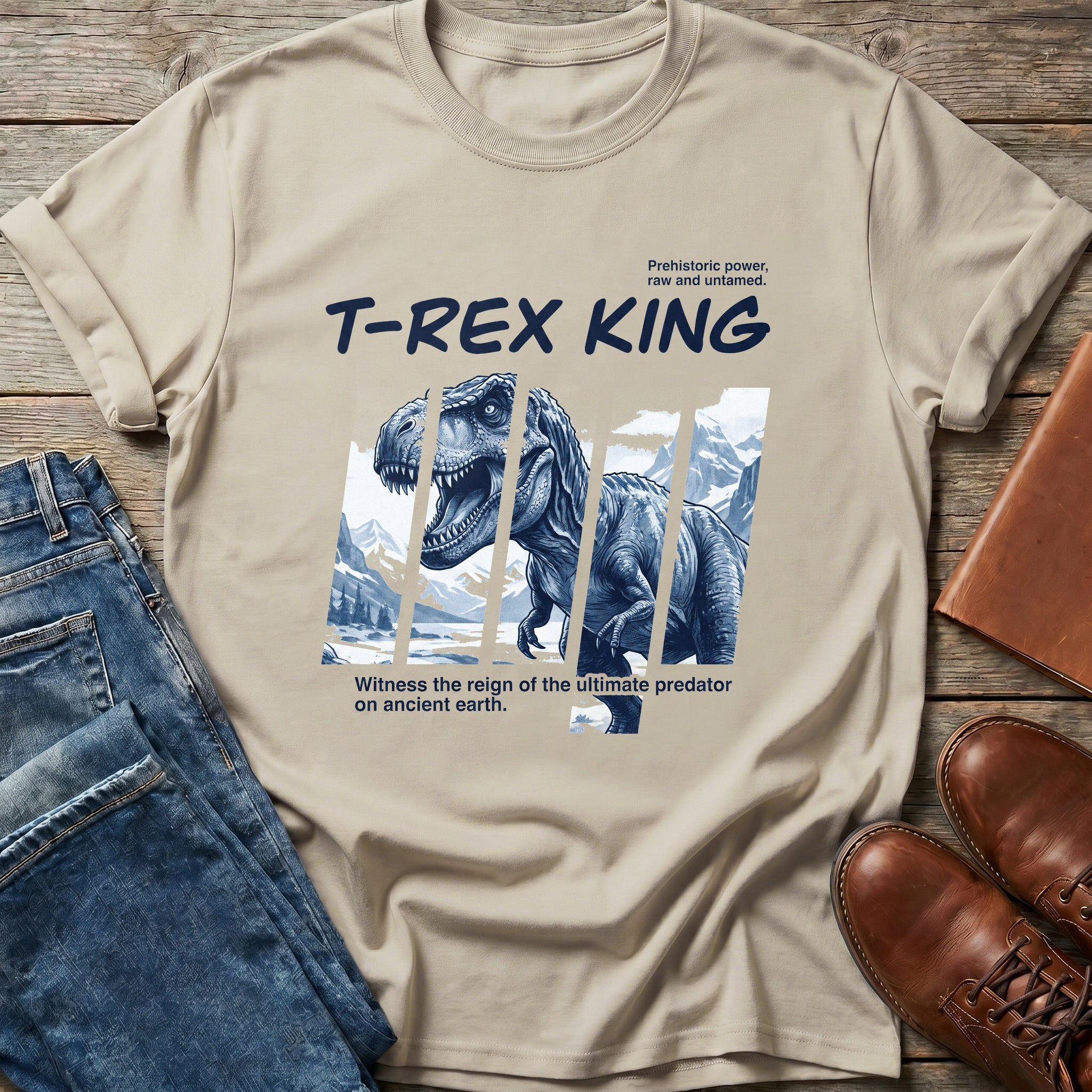 T-Rex King Ancient Earth T Shirt