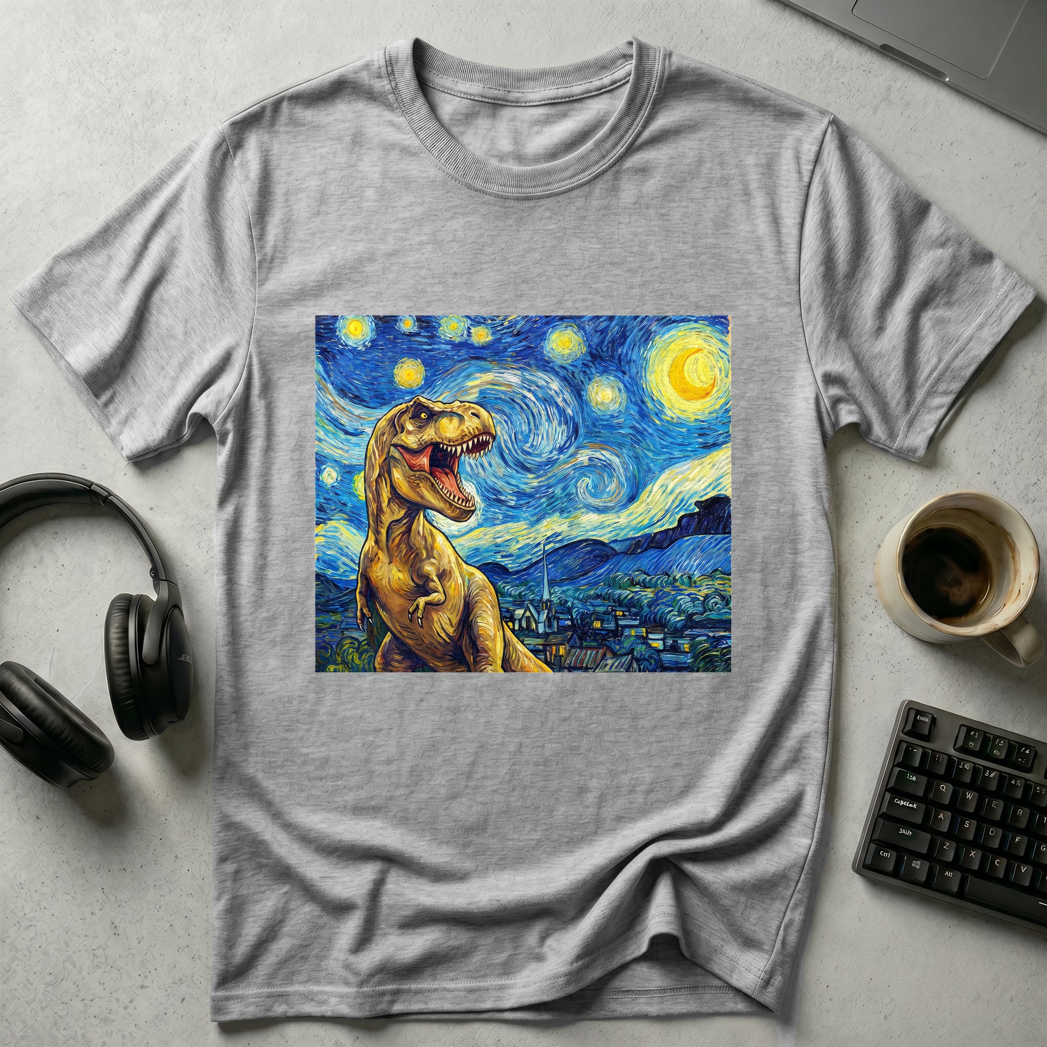 The Starry Night Rex T Shirt
