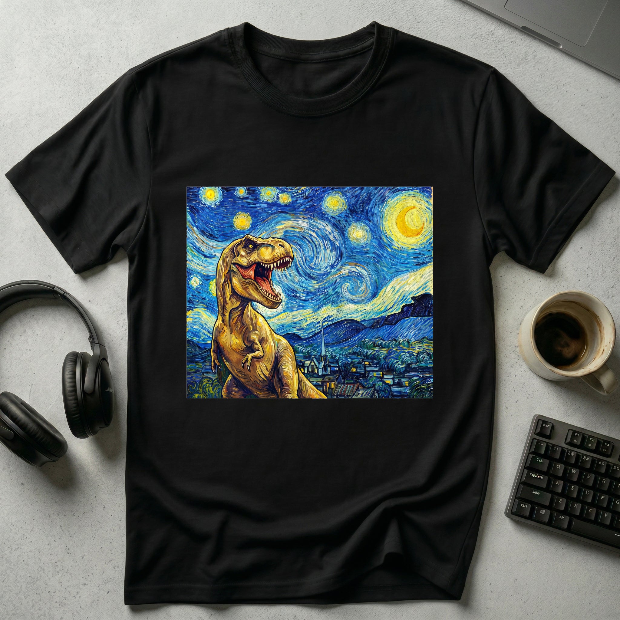 The Starry Night Rex T Shirt