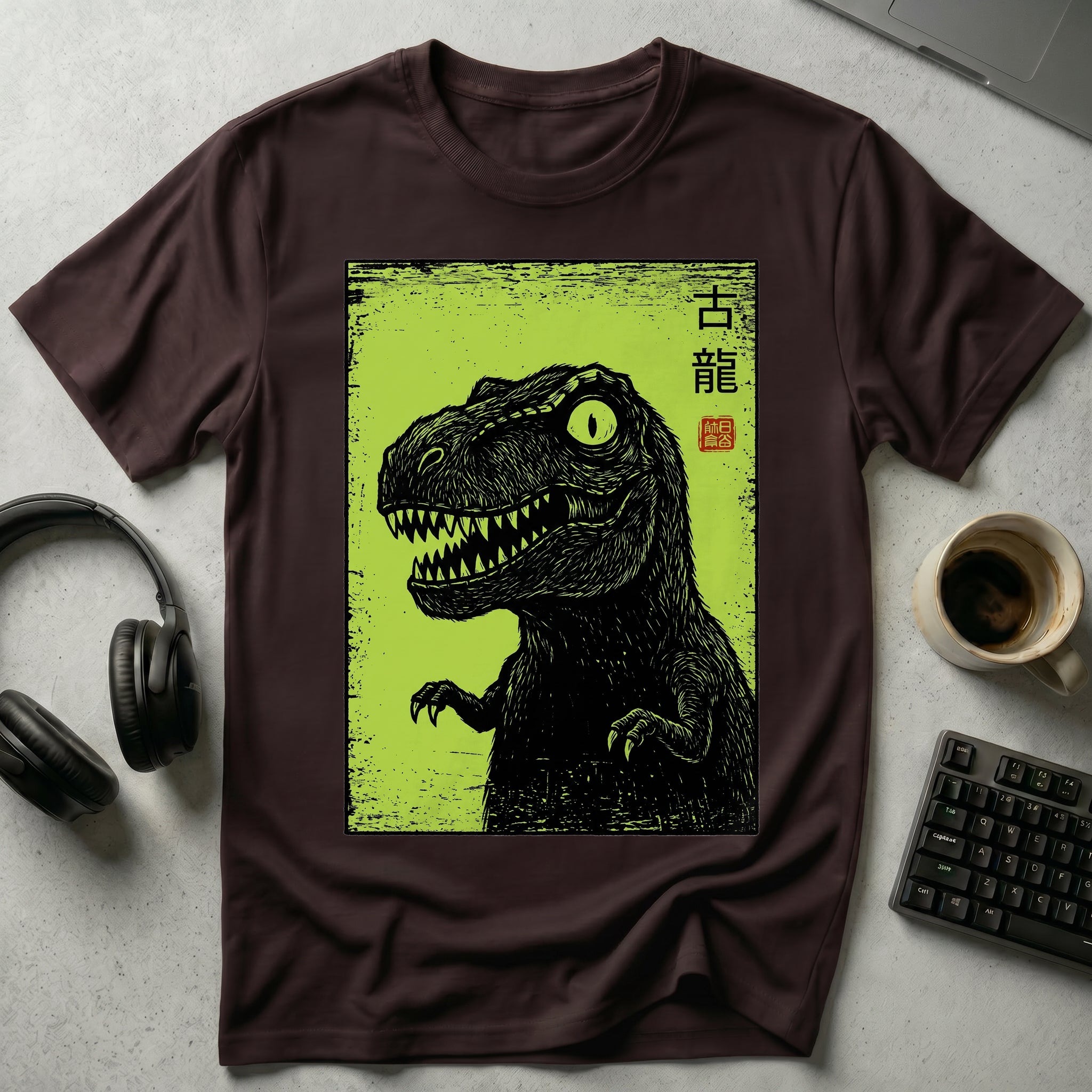 Japanese T-Rex T Shirt