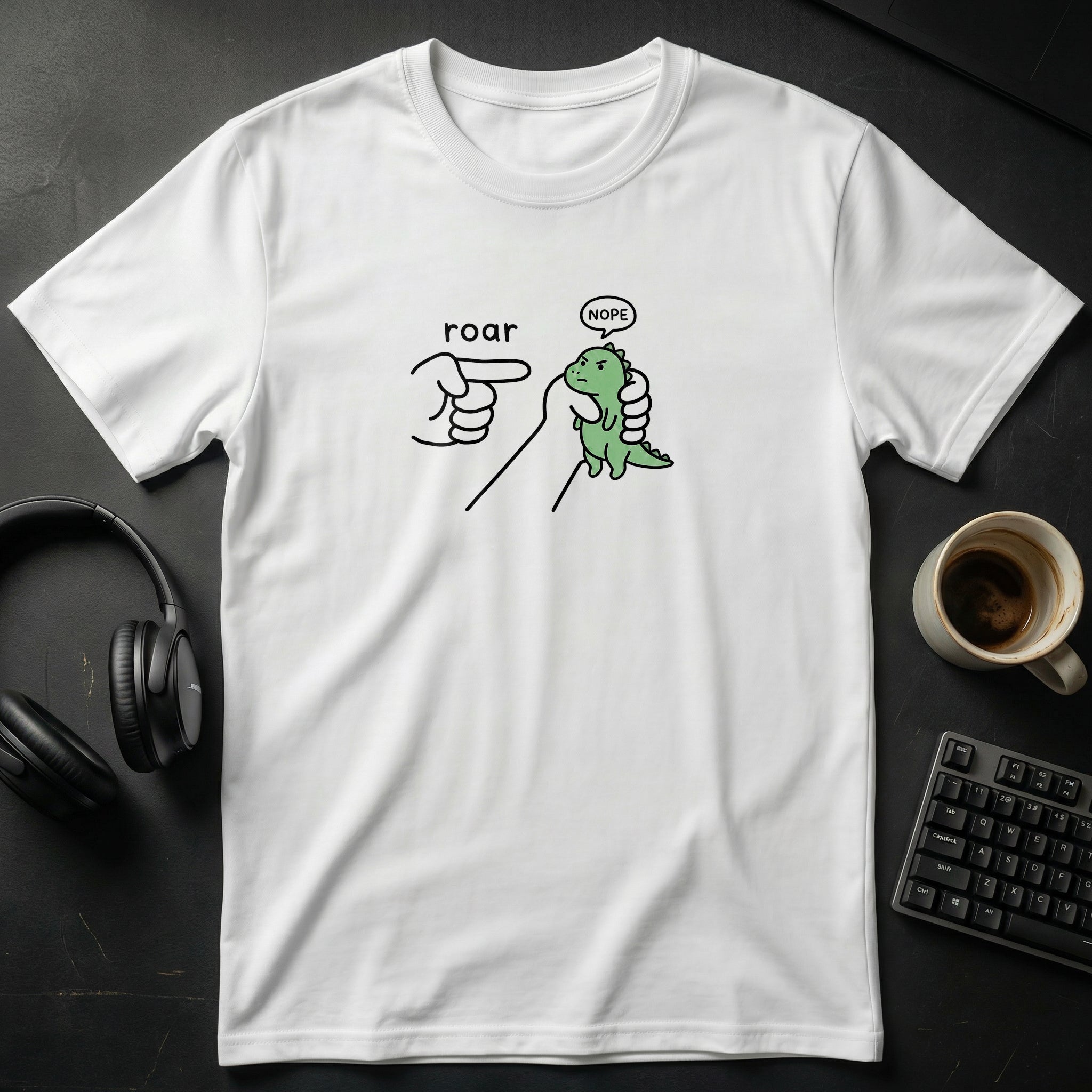 Roar Nope Dinosaur Shirt