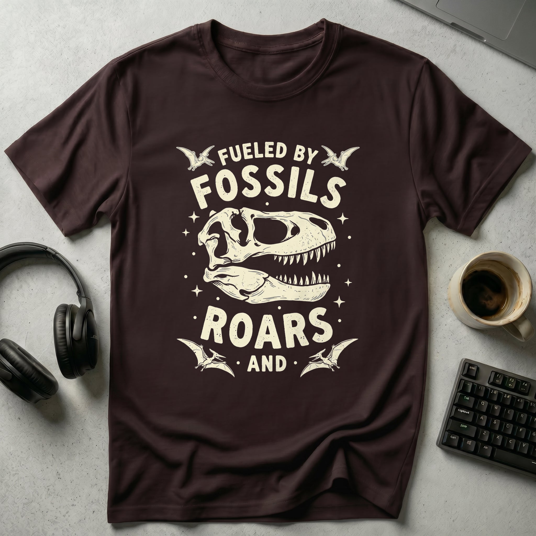 Fueled By Fossils And Roars T Shirt
