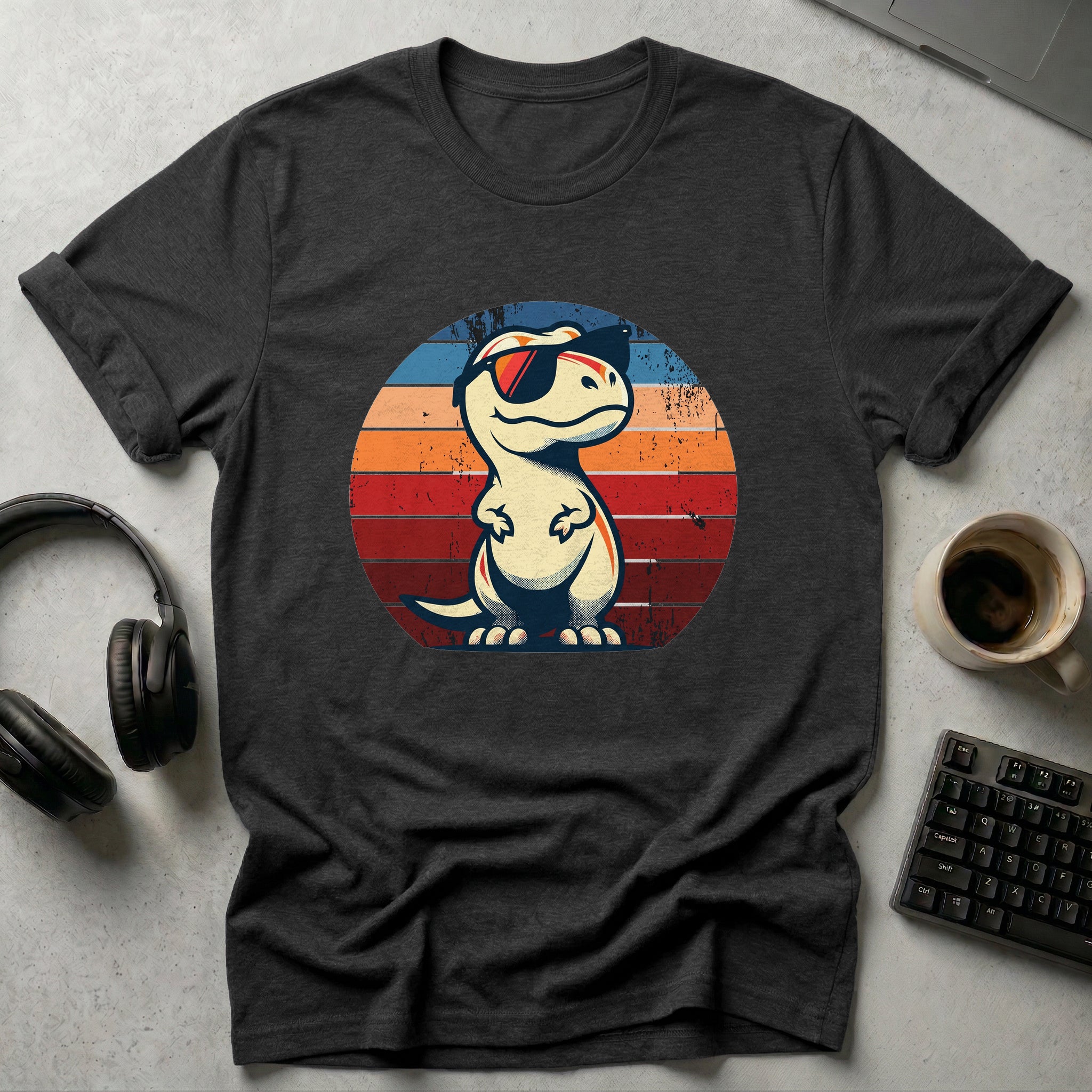 Retro Cool T-Rex T Shirt