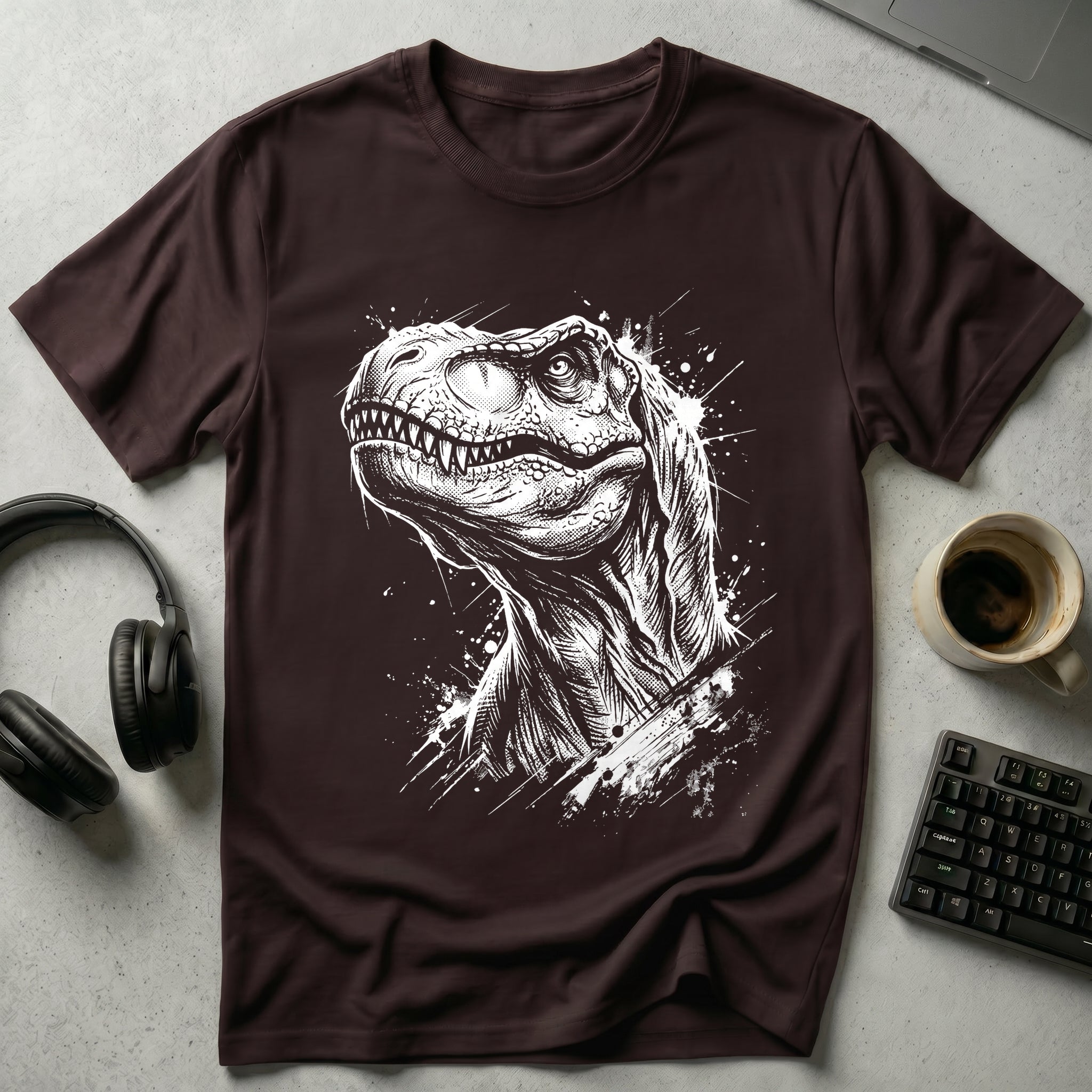Gritty T-Rex Portrait T Shirt