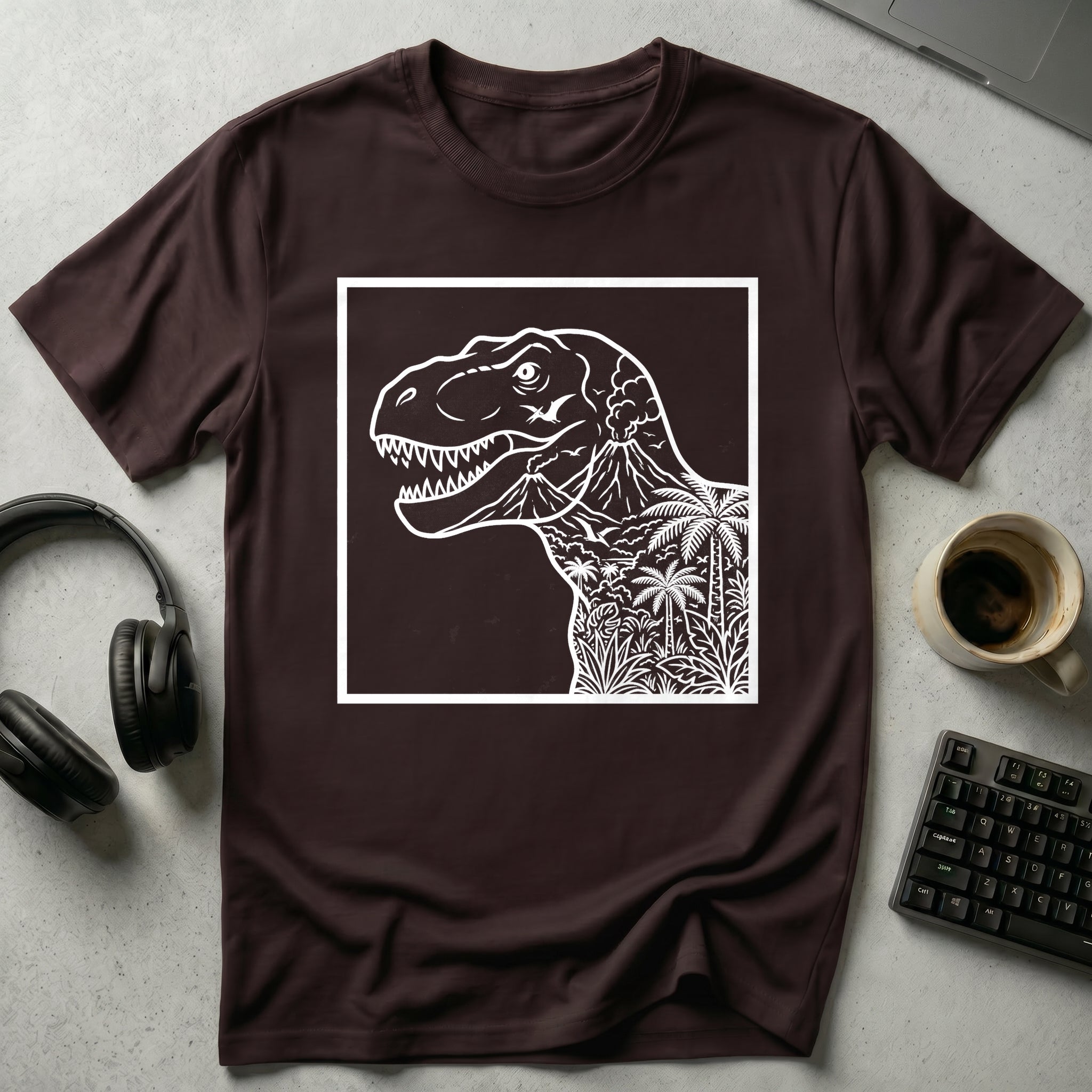 Volcanic Jungle Rex T Shirt