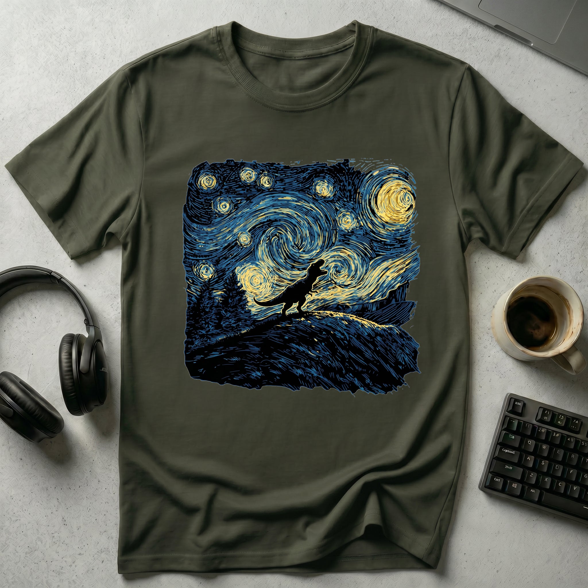 Cosmic Dino Night Tee