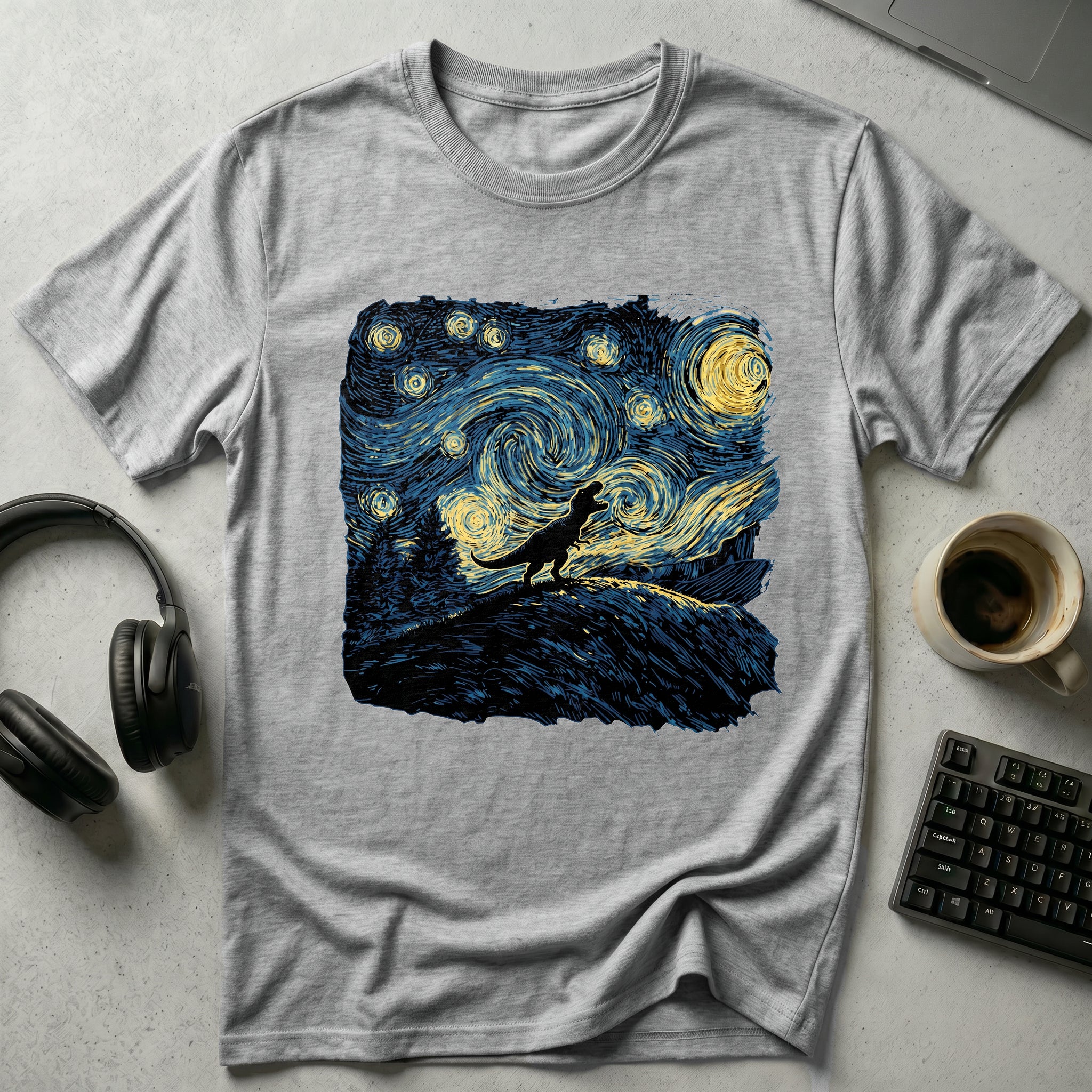 Starry Night Rex T Shirt