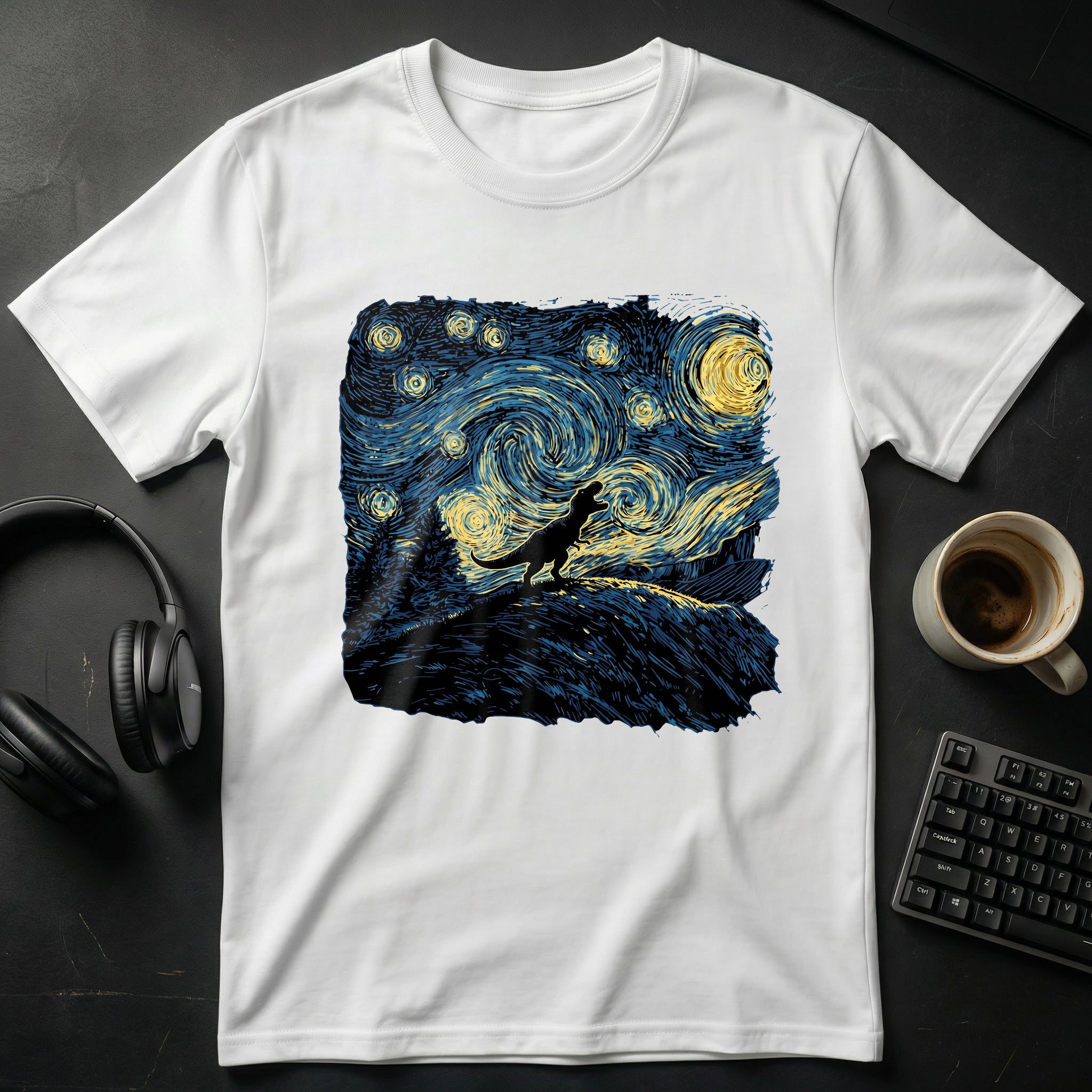 Starry Night Rex T Shirt