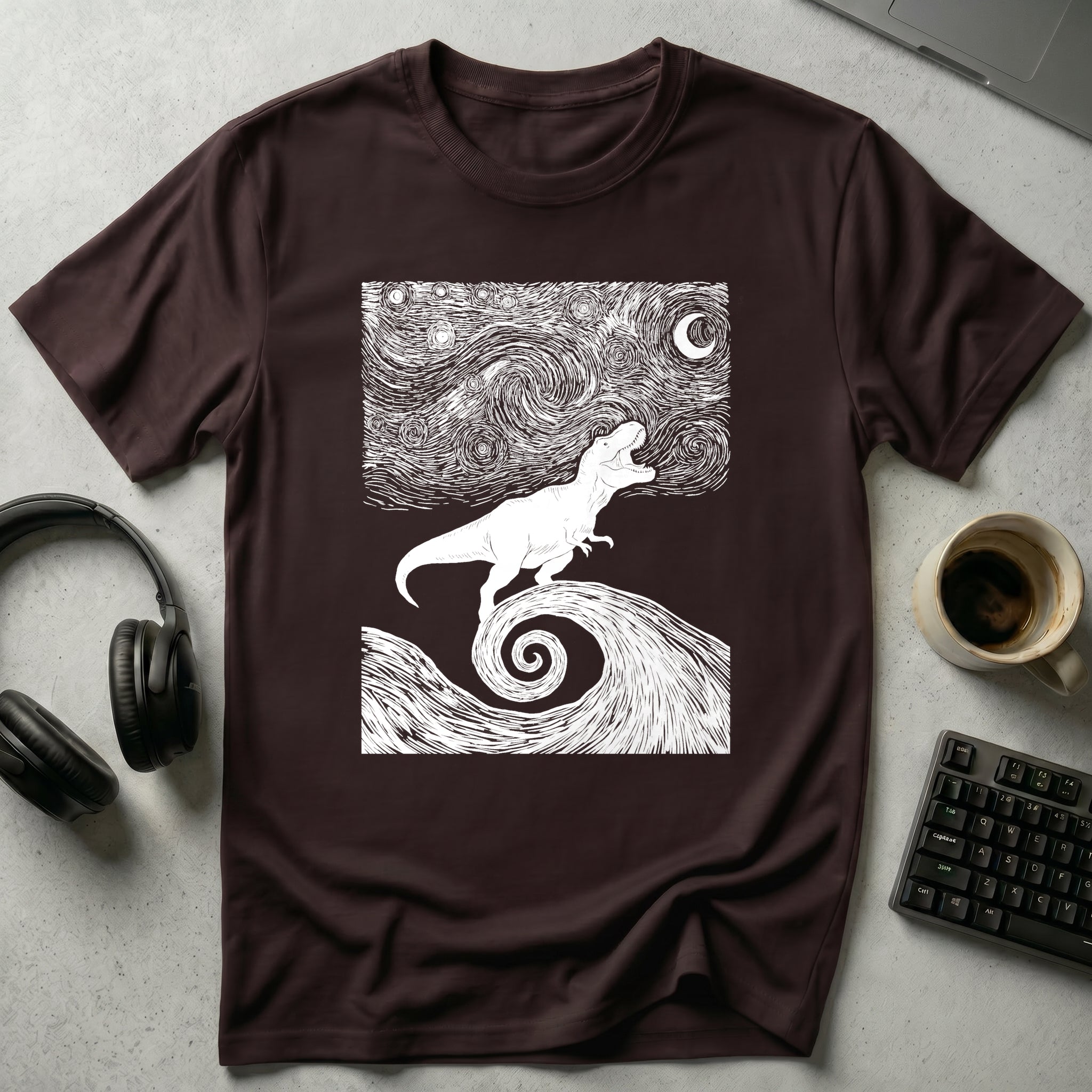 Starry Night Dino T Shirt