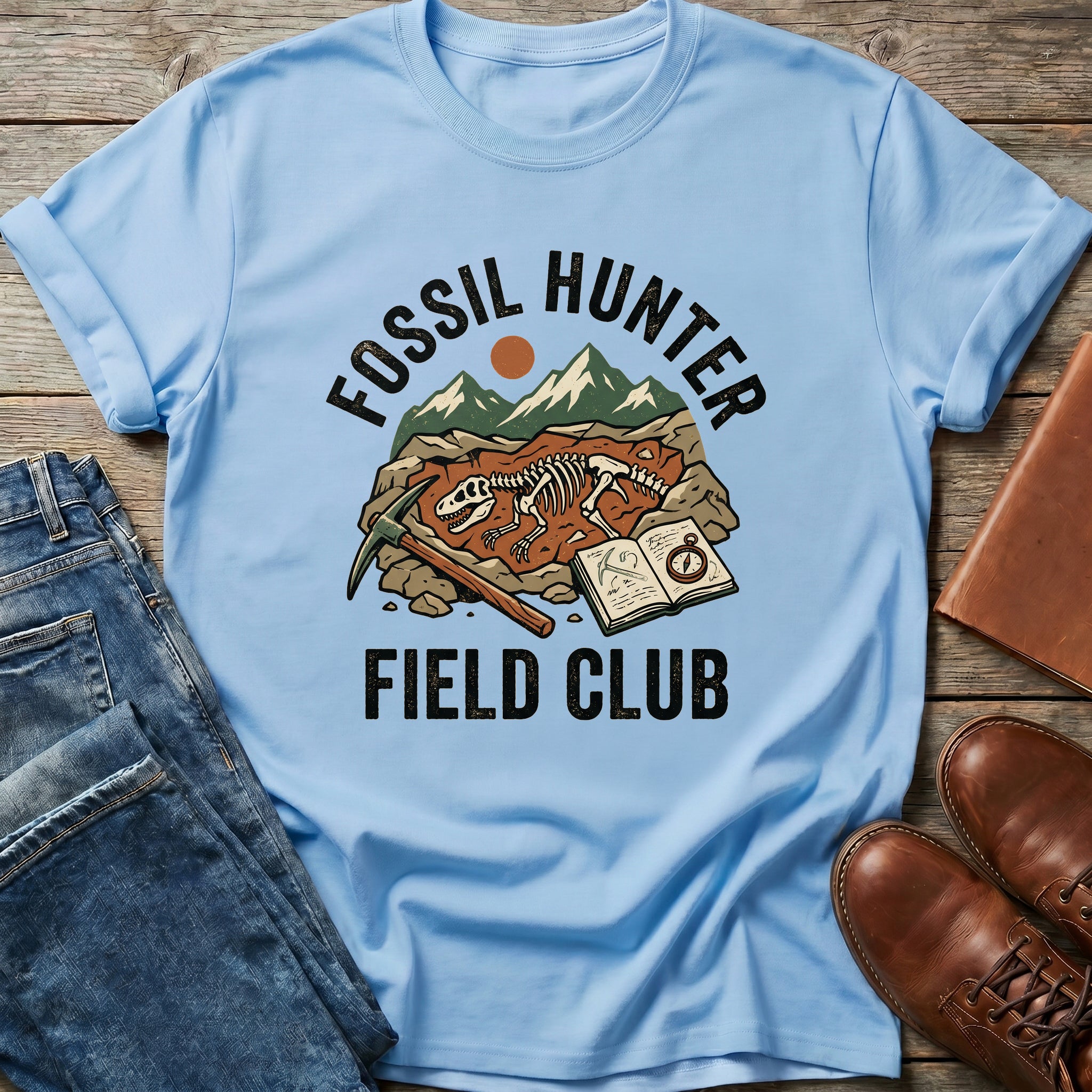 Fossil Hunter Field Club Shirt