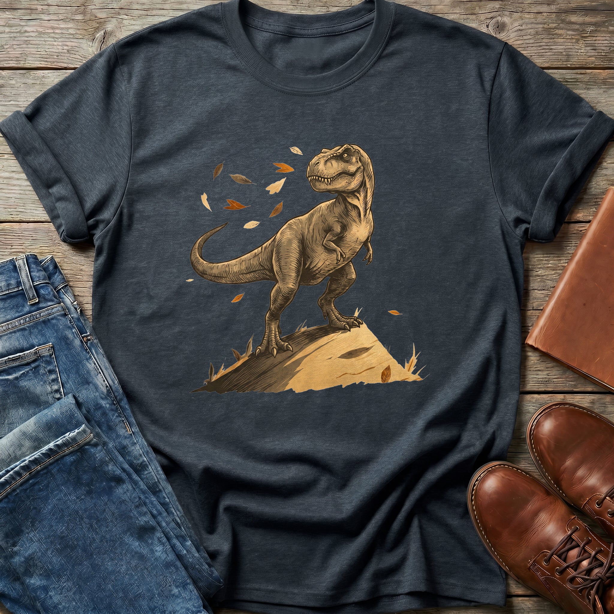 Autumn Winds T-Rex T Shirt