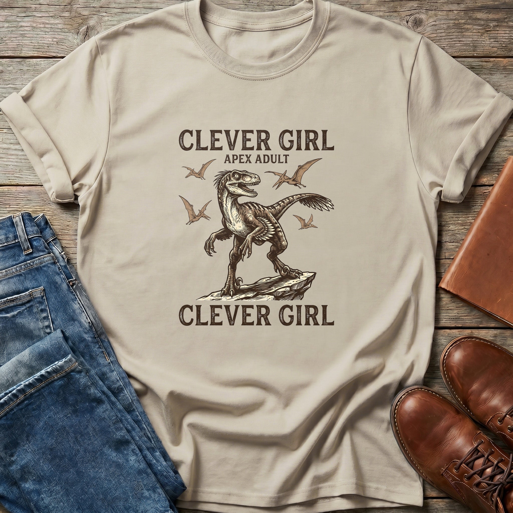 Clever Girl Apex Adult T Shirt