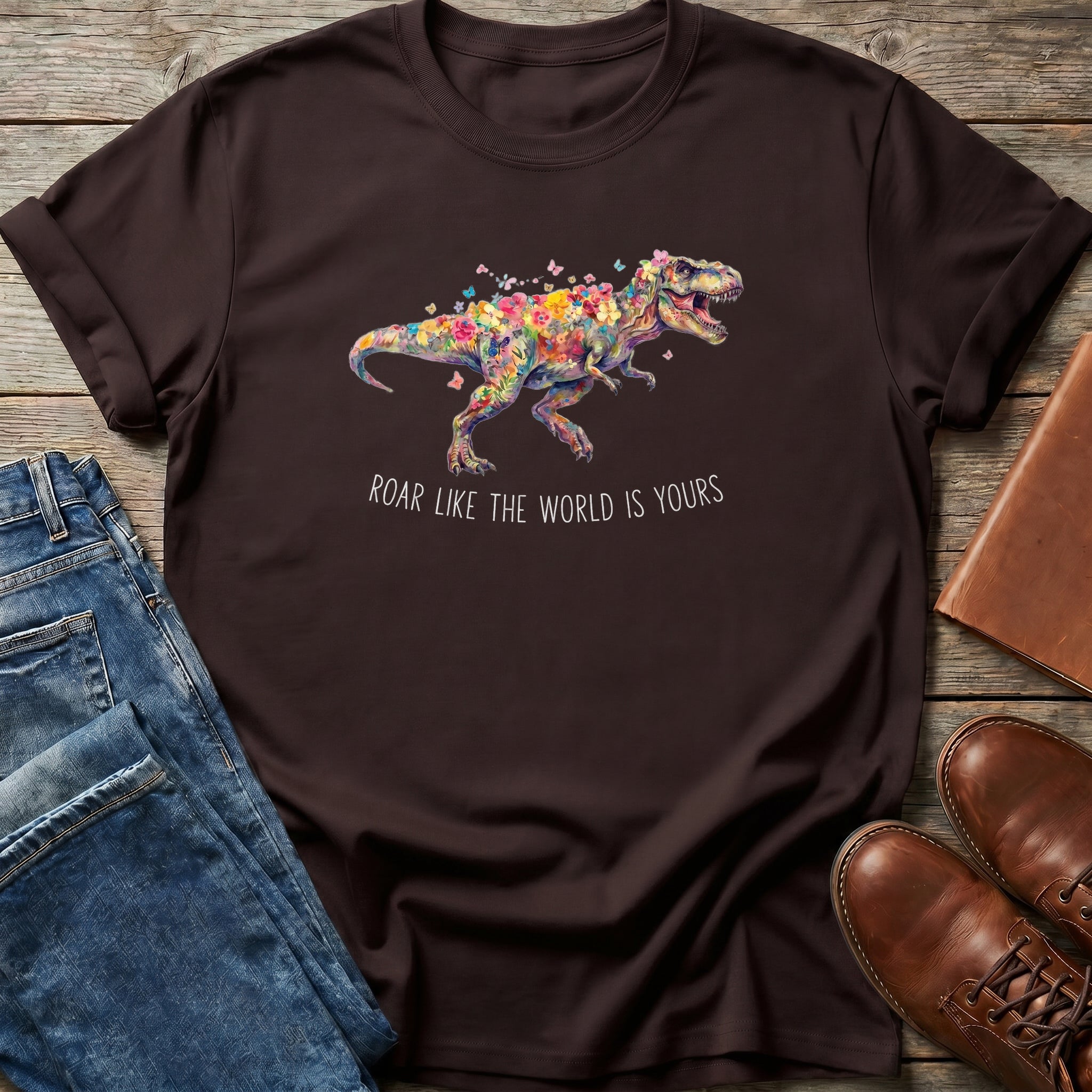 Roar Like The World Is Yours T Shirt