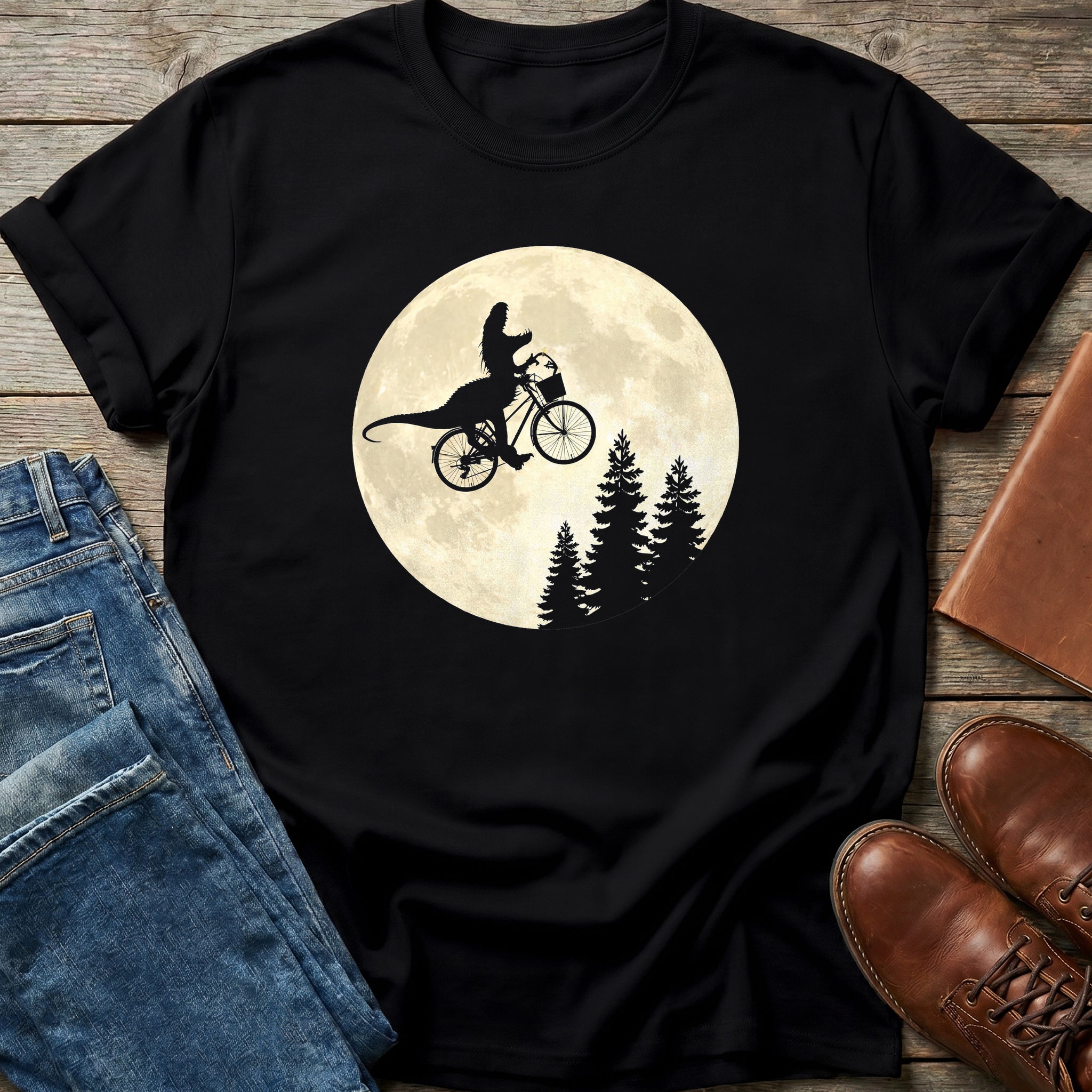 Jurassic Moon Flight T Shirt