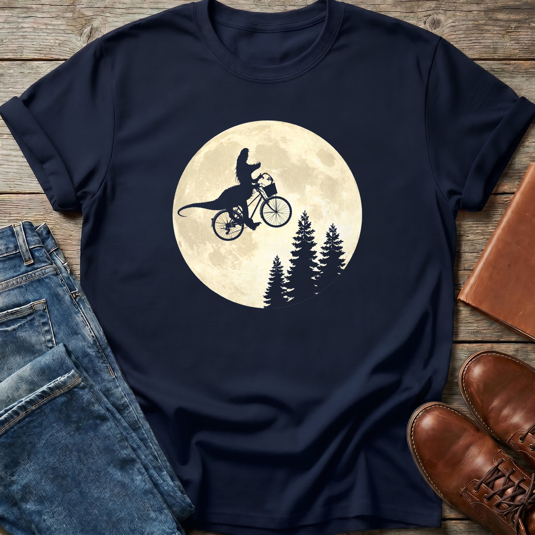 Jurassic Moon Flight T Shirt