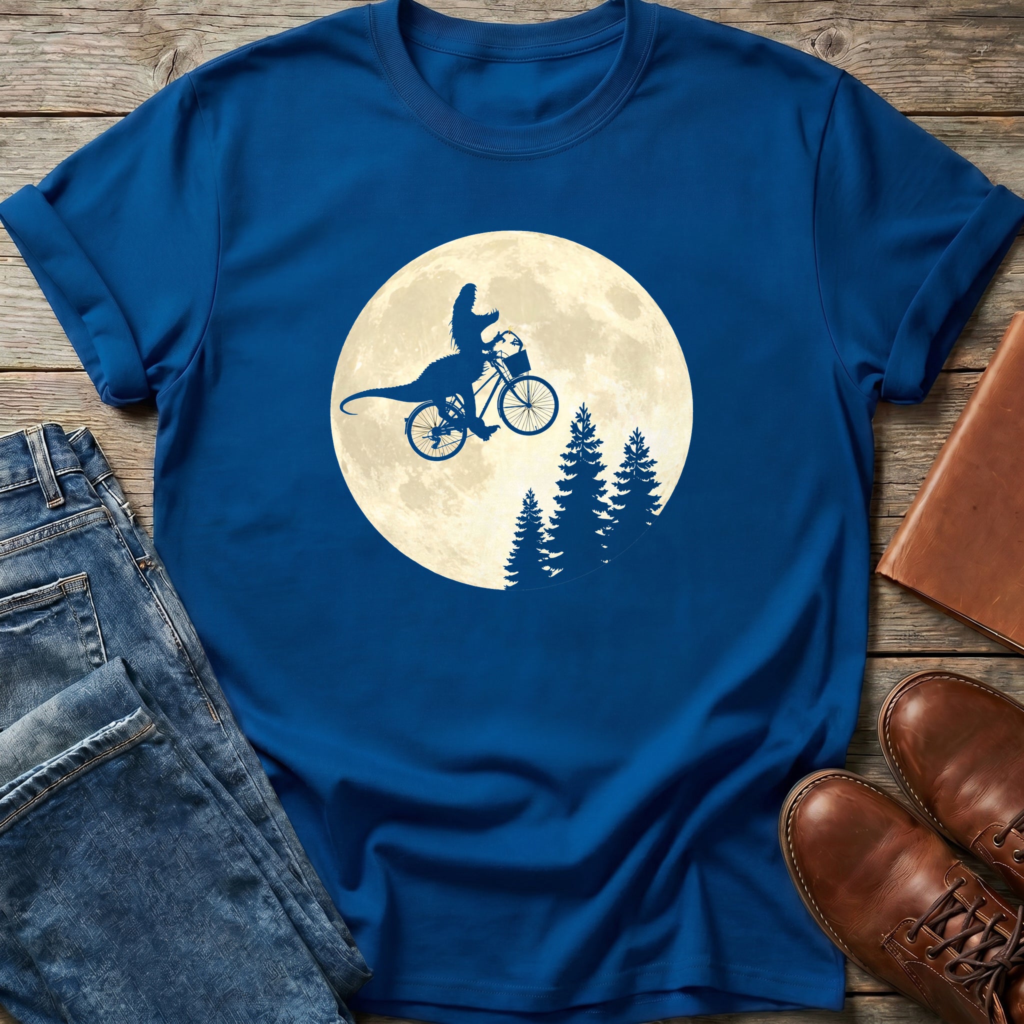 Jurassic Moon Flight T Shirt