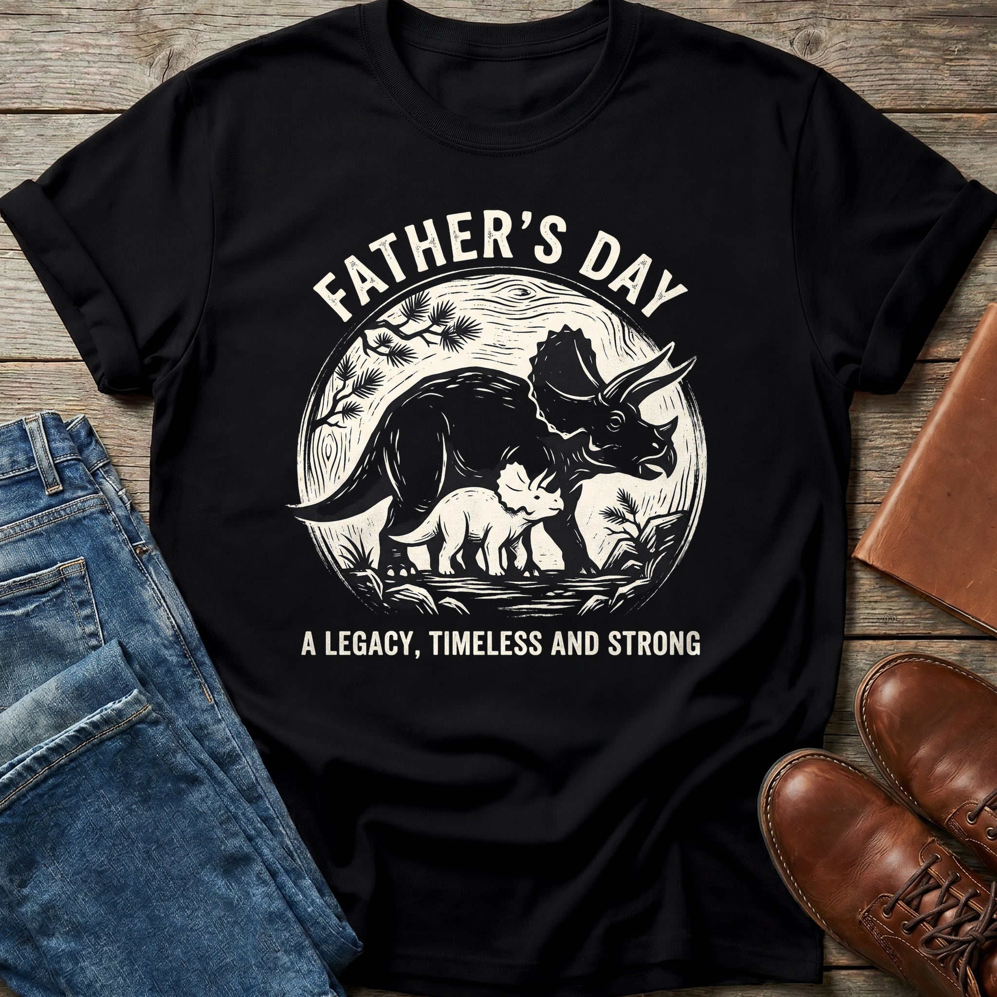 Father's Day Legacy Dino T Shirt