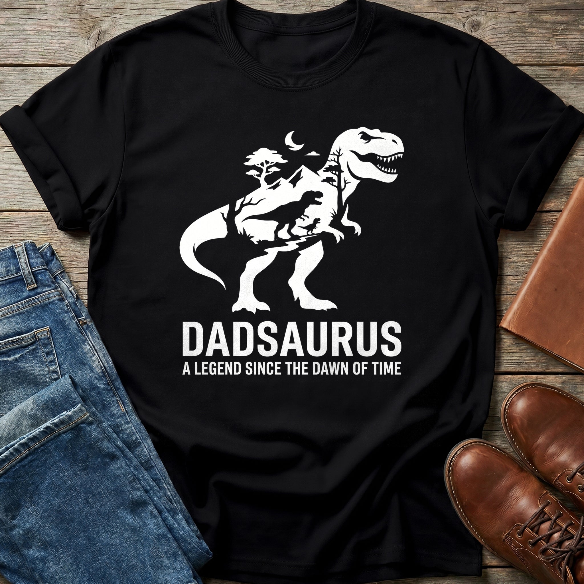 Dadsaurus: Ancient Legend T Shirt