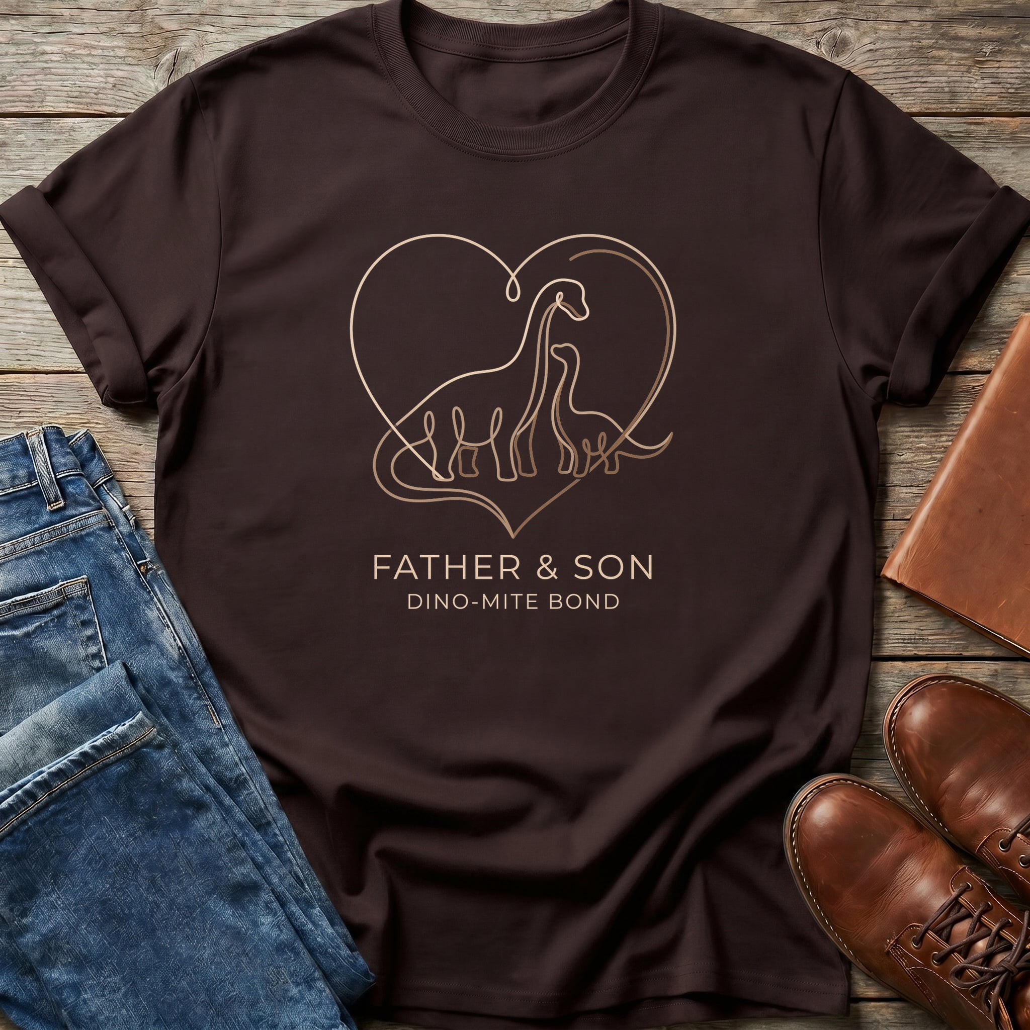 Dino-Mite Father & Son Bond T Shirt