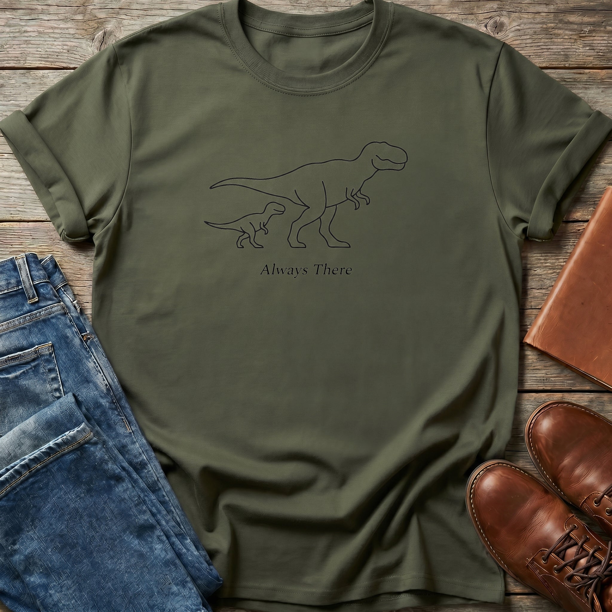 Always There Dino Duo T Shirt
