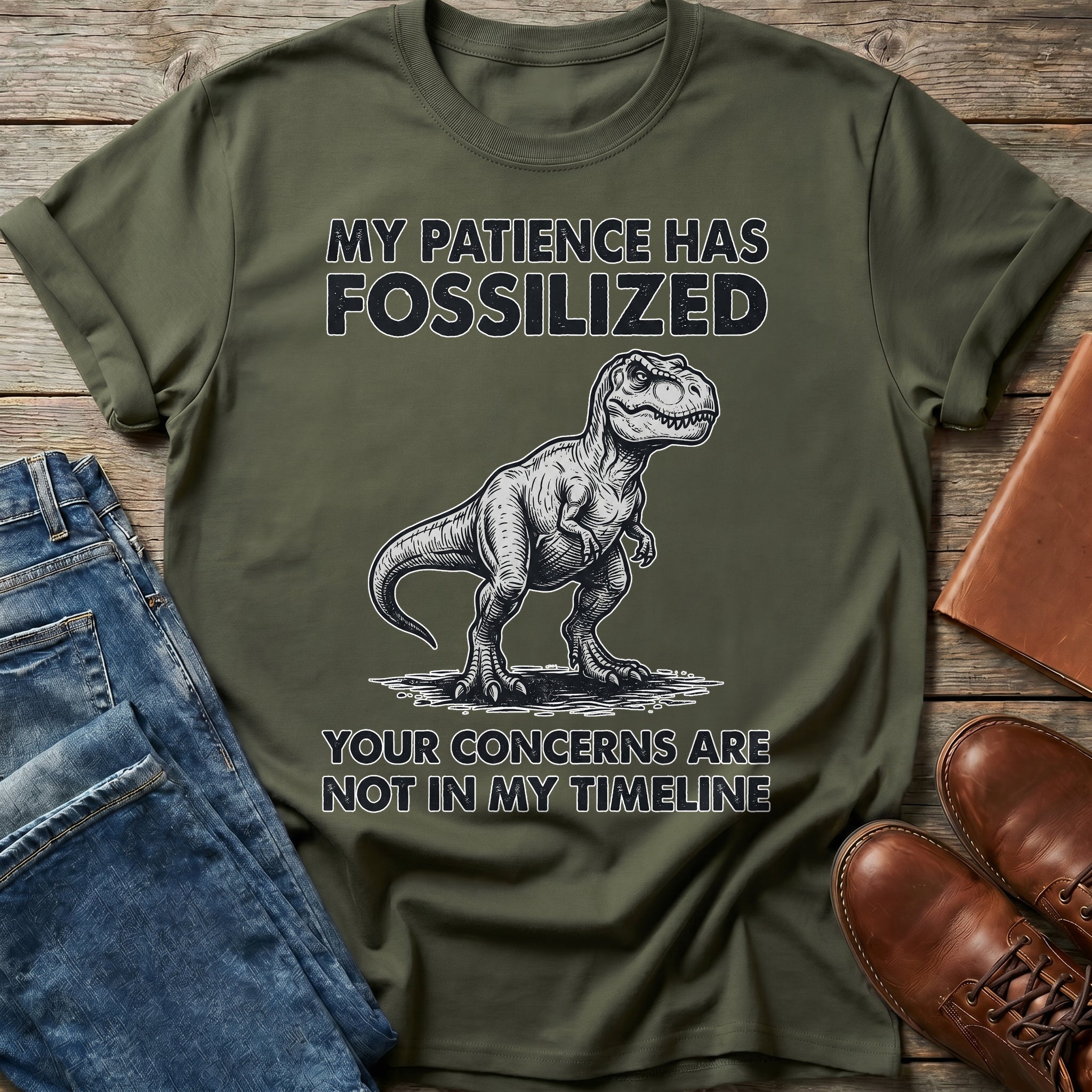 Patience Fossilized T Shirt