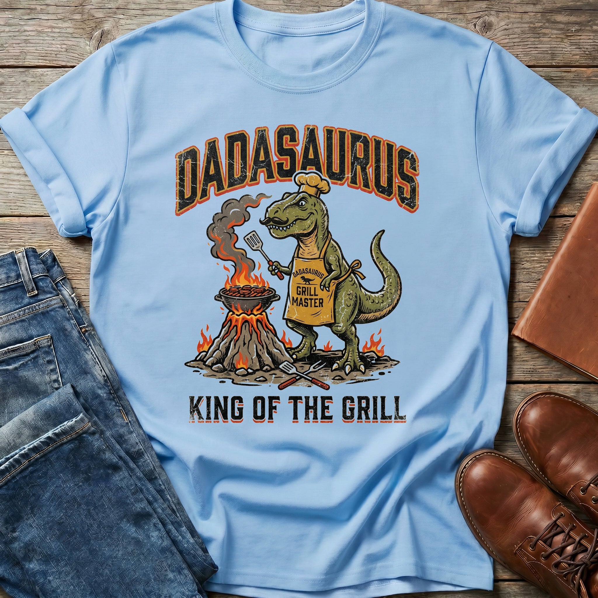 Dadasaurus Grill Master T Shirt