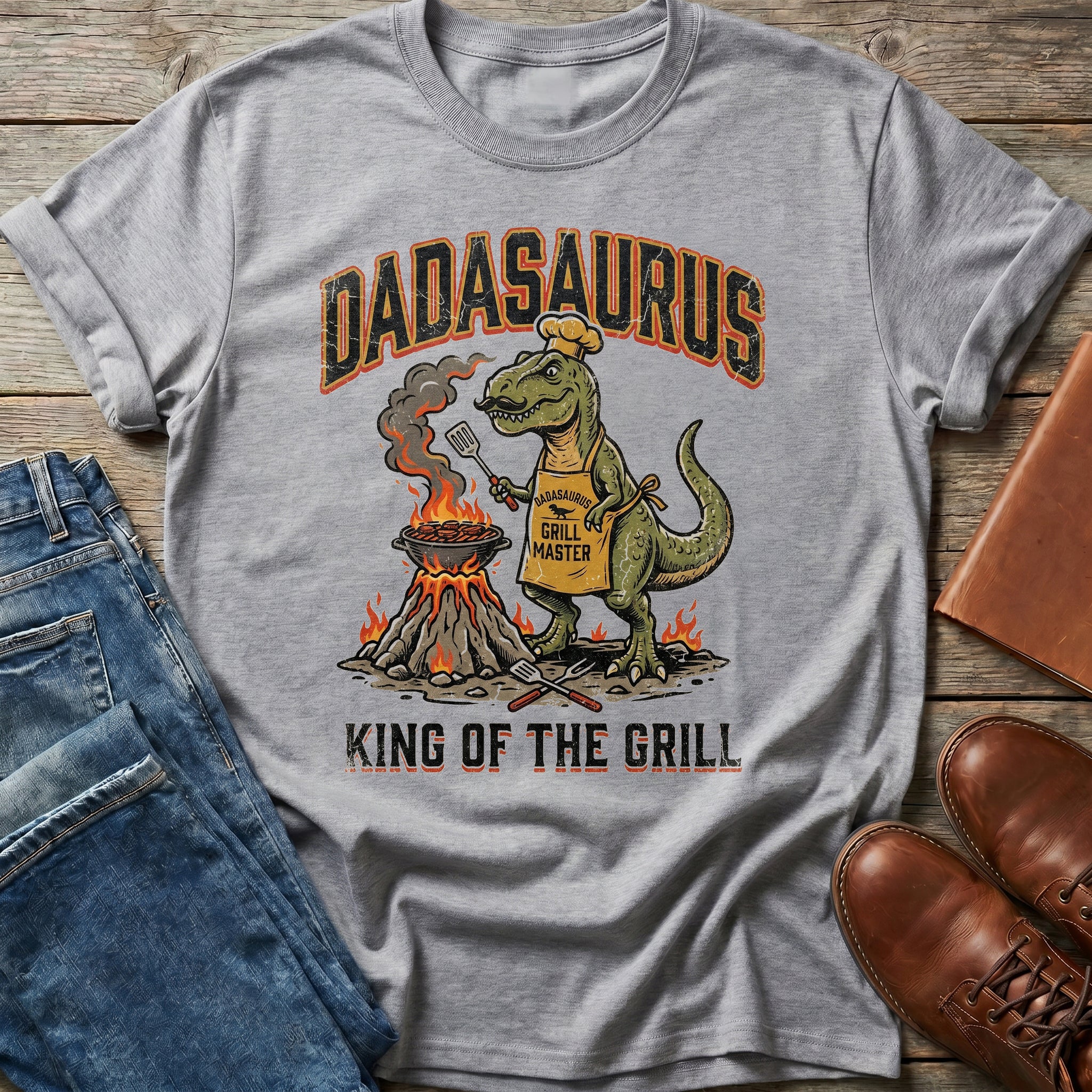 Dadasaurus Grill Master T Shirt