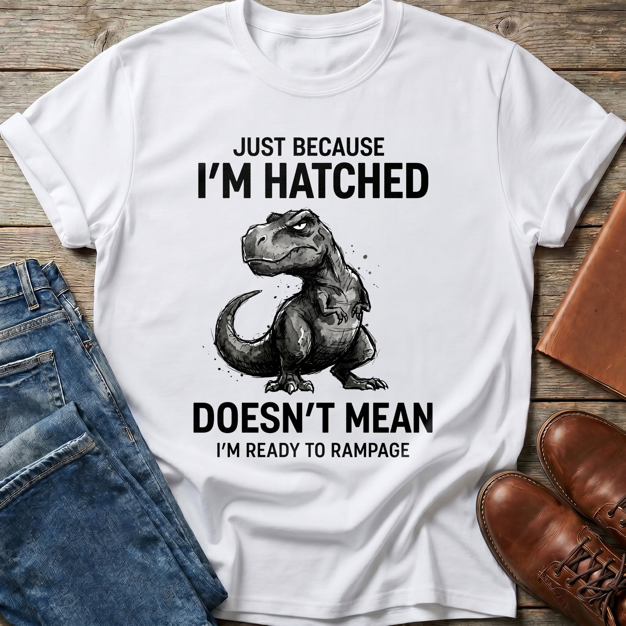 Just Hatched Not Rampage T Shirt